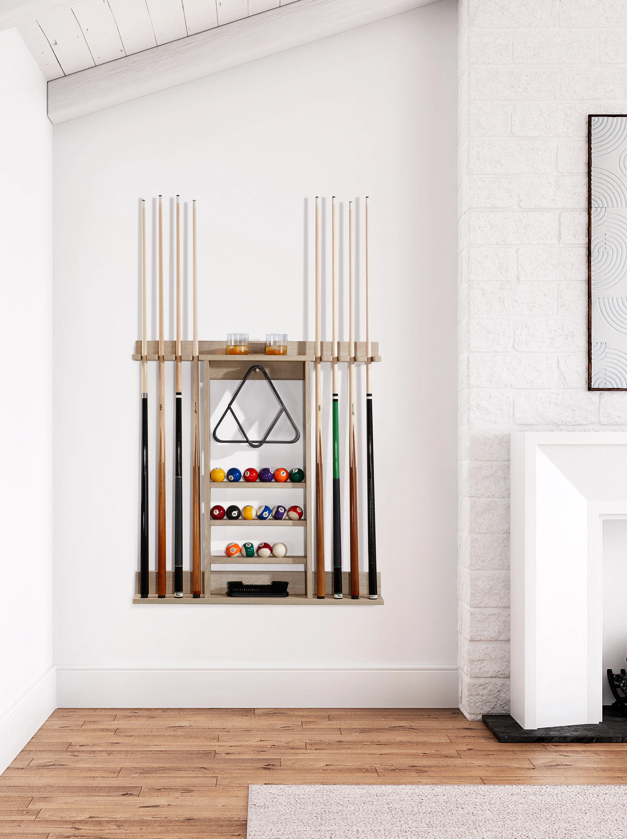 American Heritage Bluegrass 8-Cue Wall Rack - Image 4