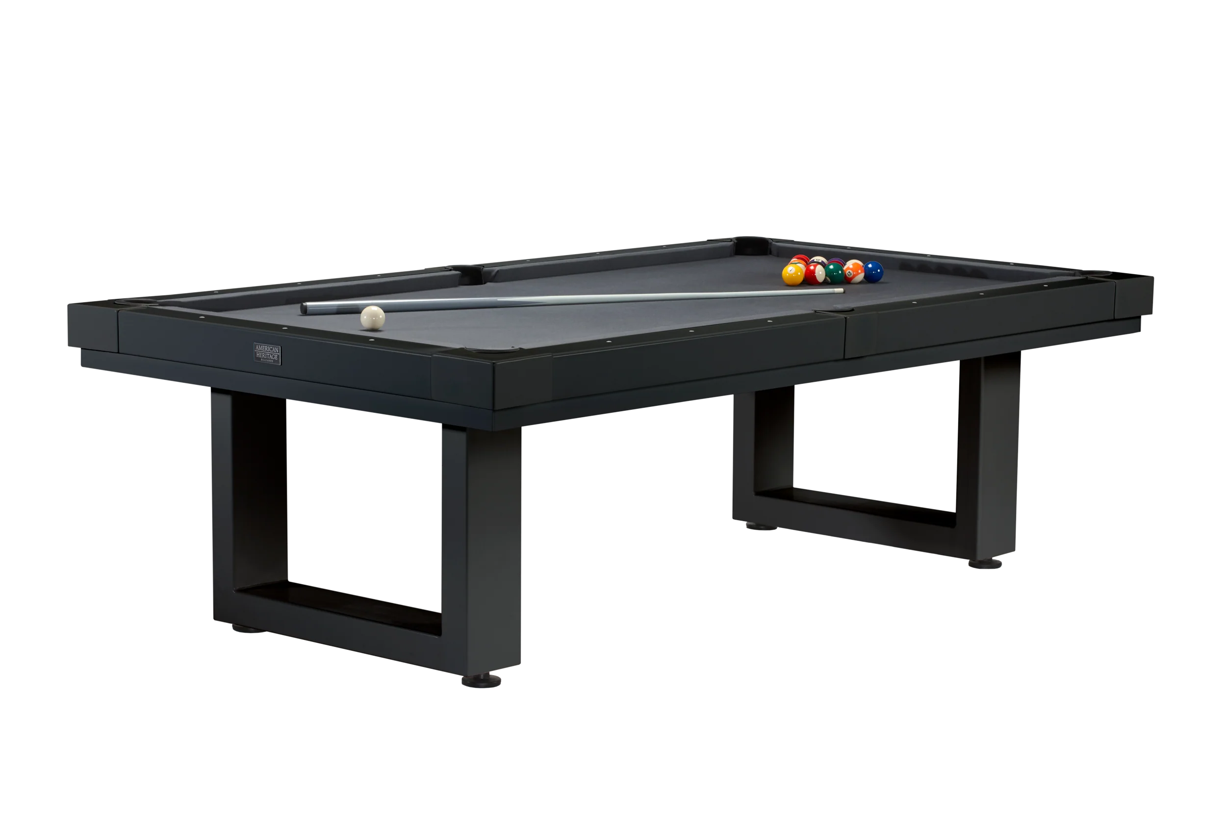 American Heritage Lanai - Obsidian Black 8' Outdoor Pool Table - Image 8