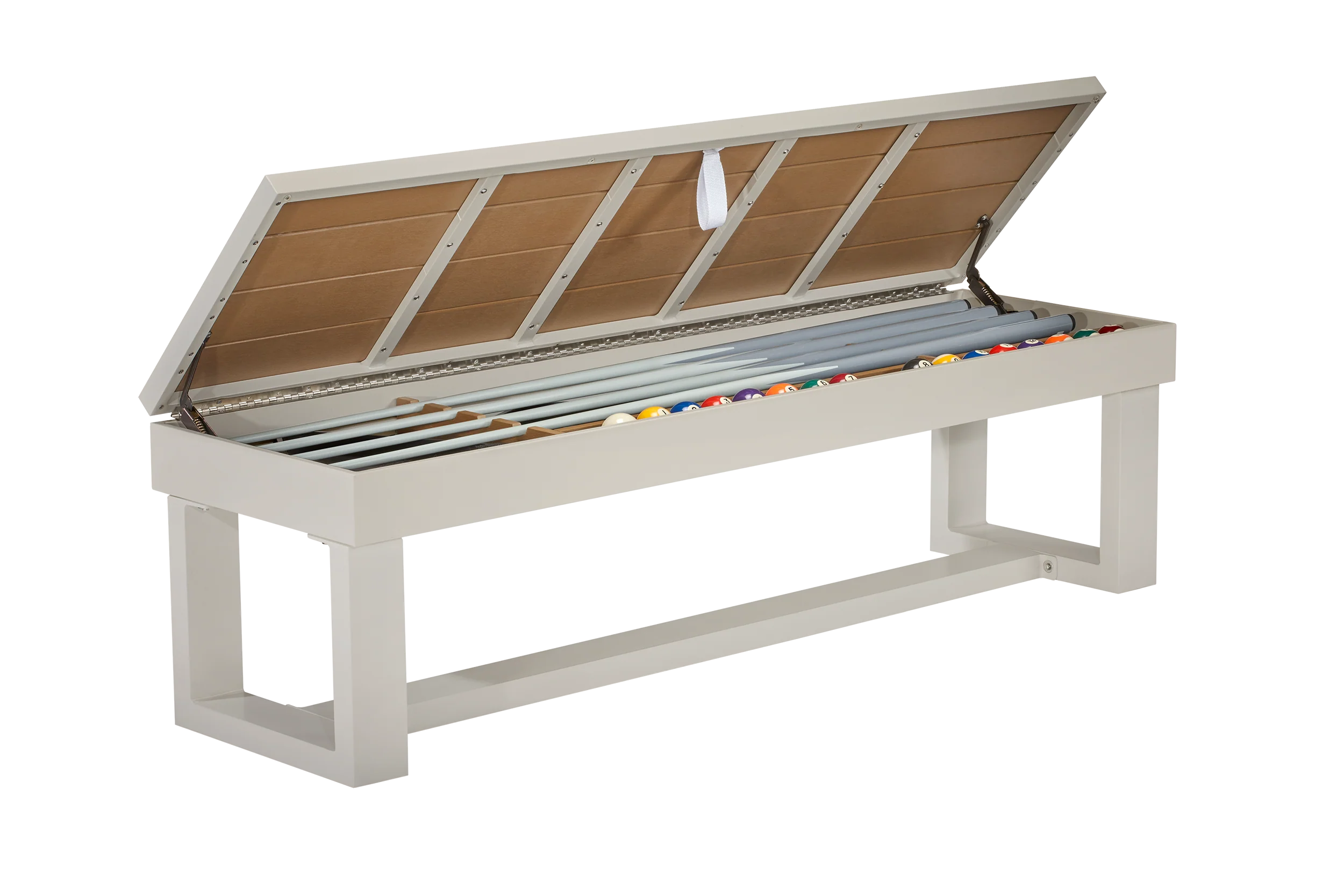 American Heritage Lanai - Oyster Grey 8' Outdoor Pool Table - Image 10