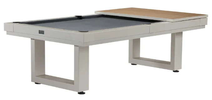 American Heritage Lanai - Oyster Grey 8' Outdoor Pool Table - Image 3