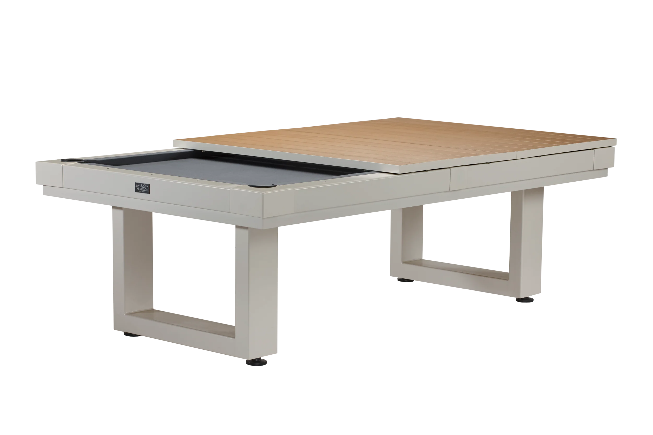 American Heritage Lanai - Oyster Grey 8' Outdoor Pool Table - Image 7