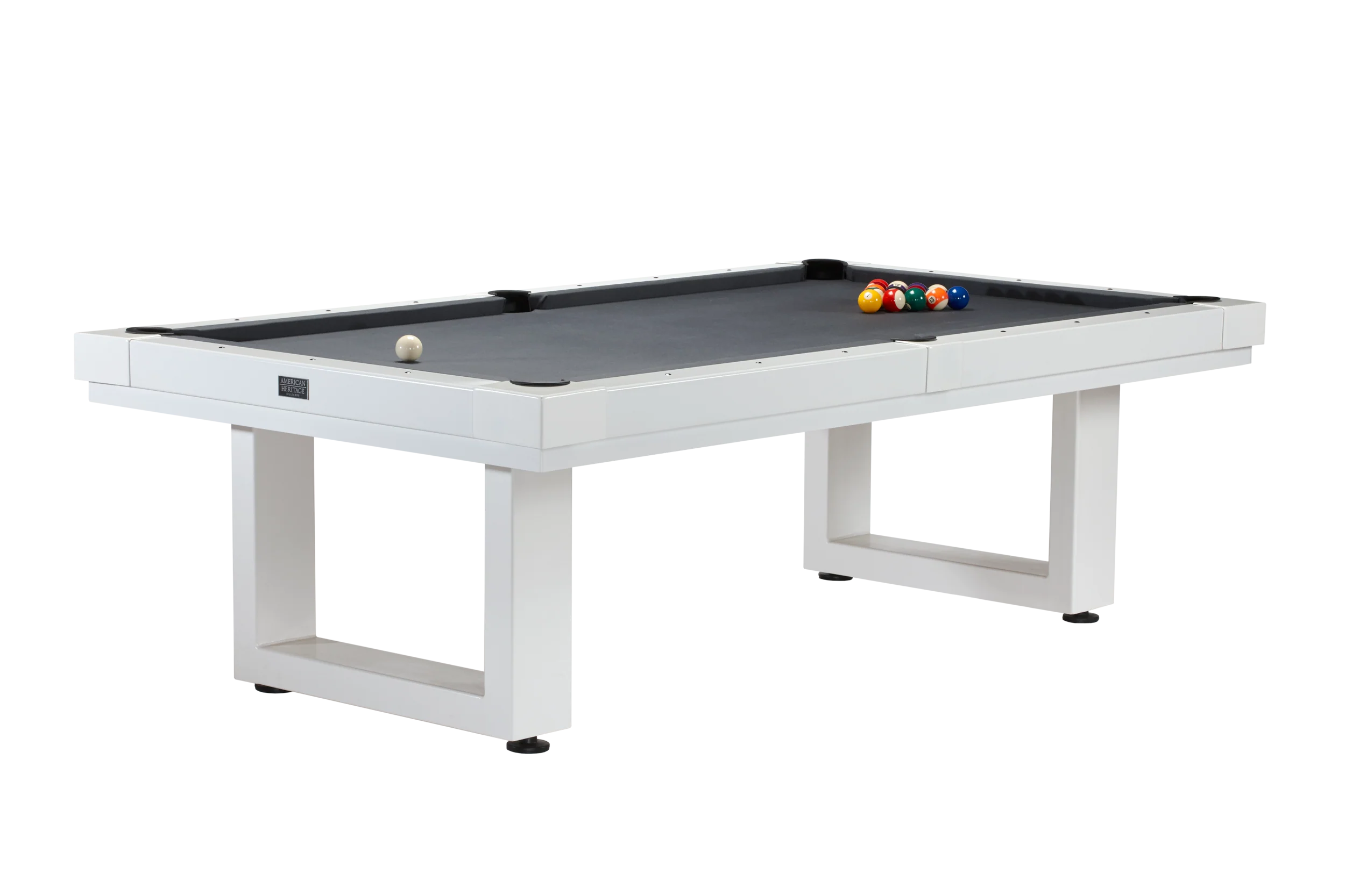 American Heritage Lanai - Pearl White 8' Outdoor Pool Table - Image 11