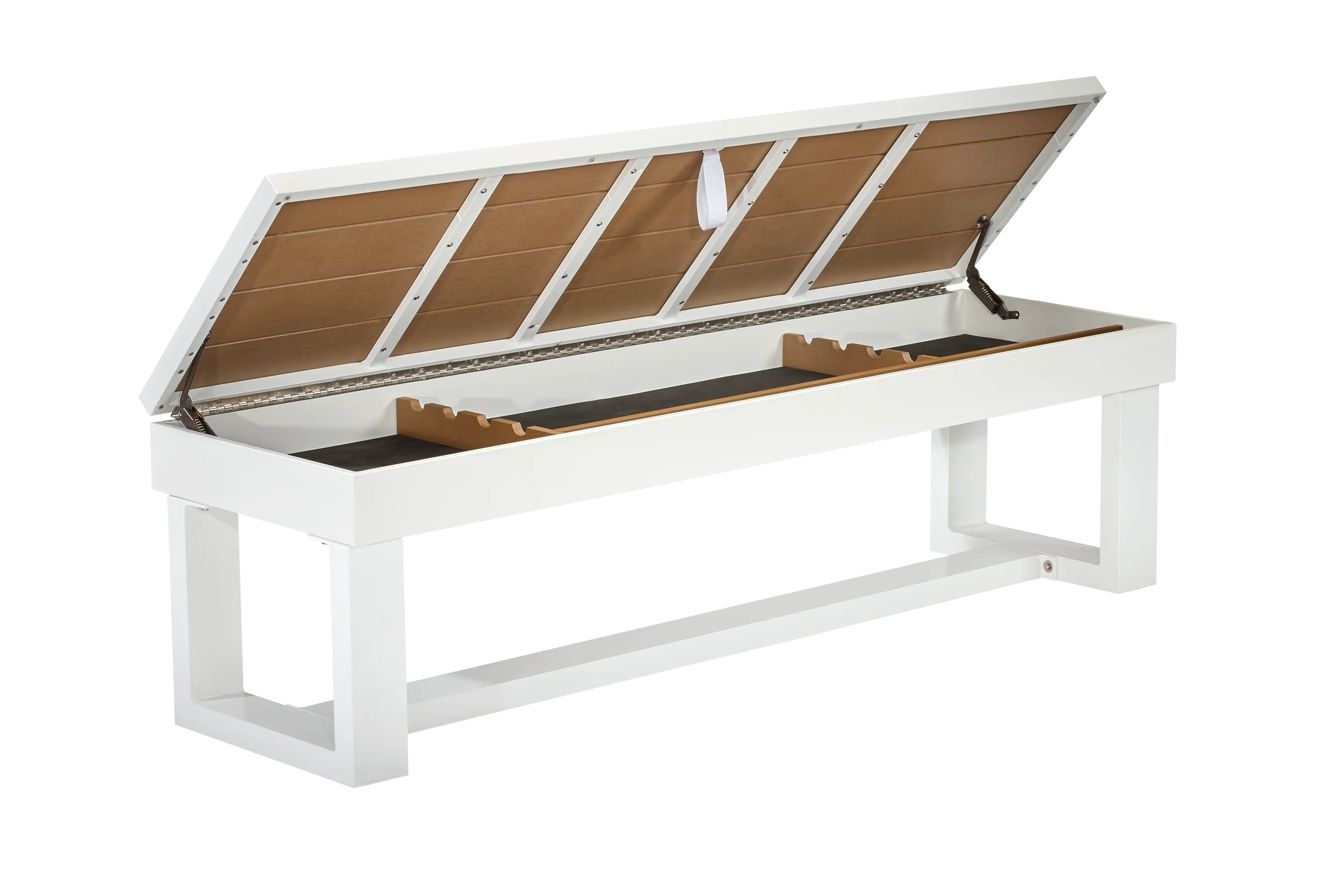American Heritage Lanai - Pearl White 8' Outdoor Pool Table - Image 13