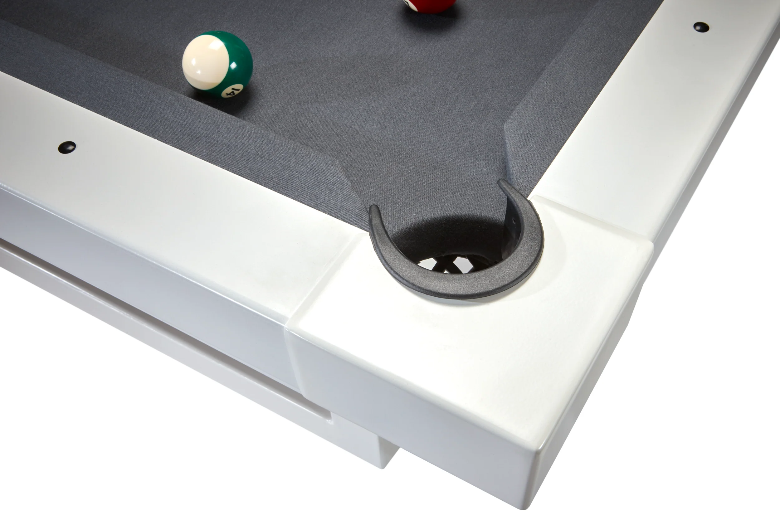 American Heritage Lanai - Pearl White 8' Outdoor Pool Table - Image 3