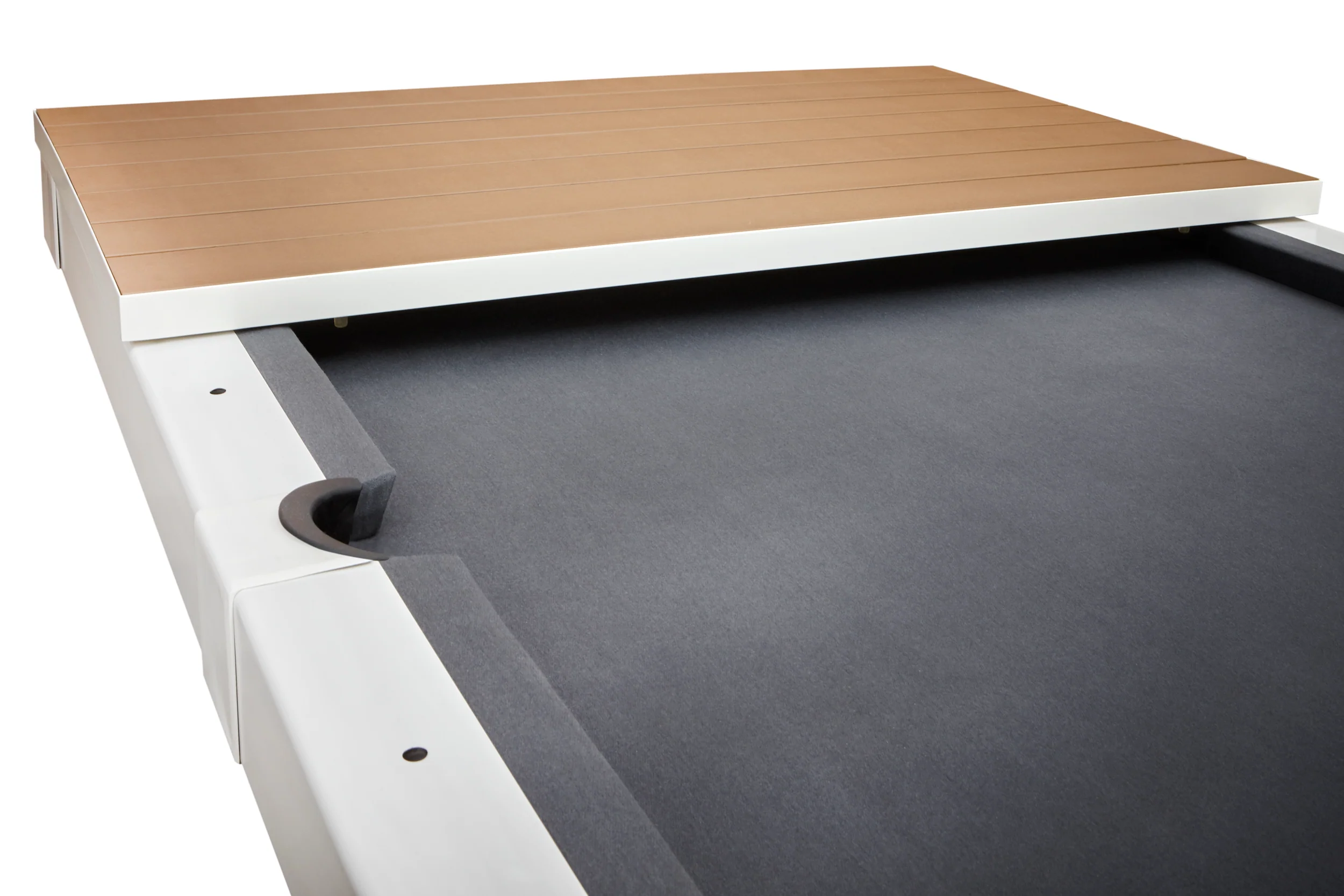 American Heritage Lanai - Pearl White 8' Outdoor Pool Table - Image 5