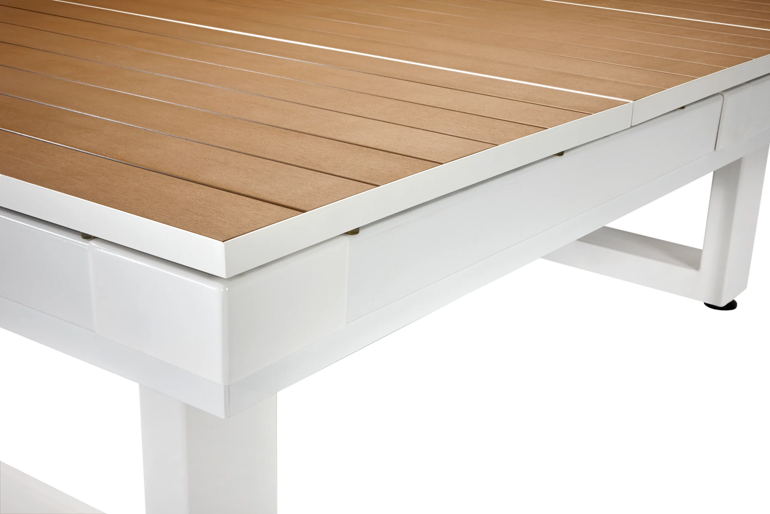 American Heritage Lanai - Pearl White 8' Outdoor Pool Table - Image 7
