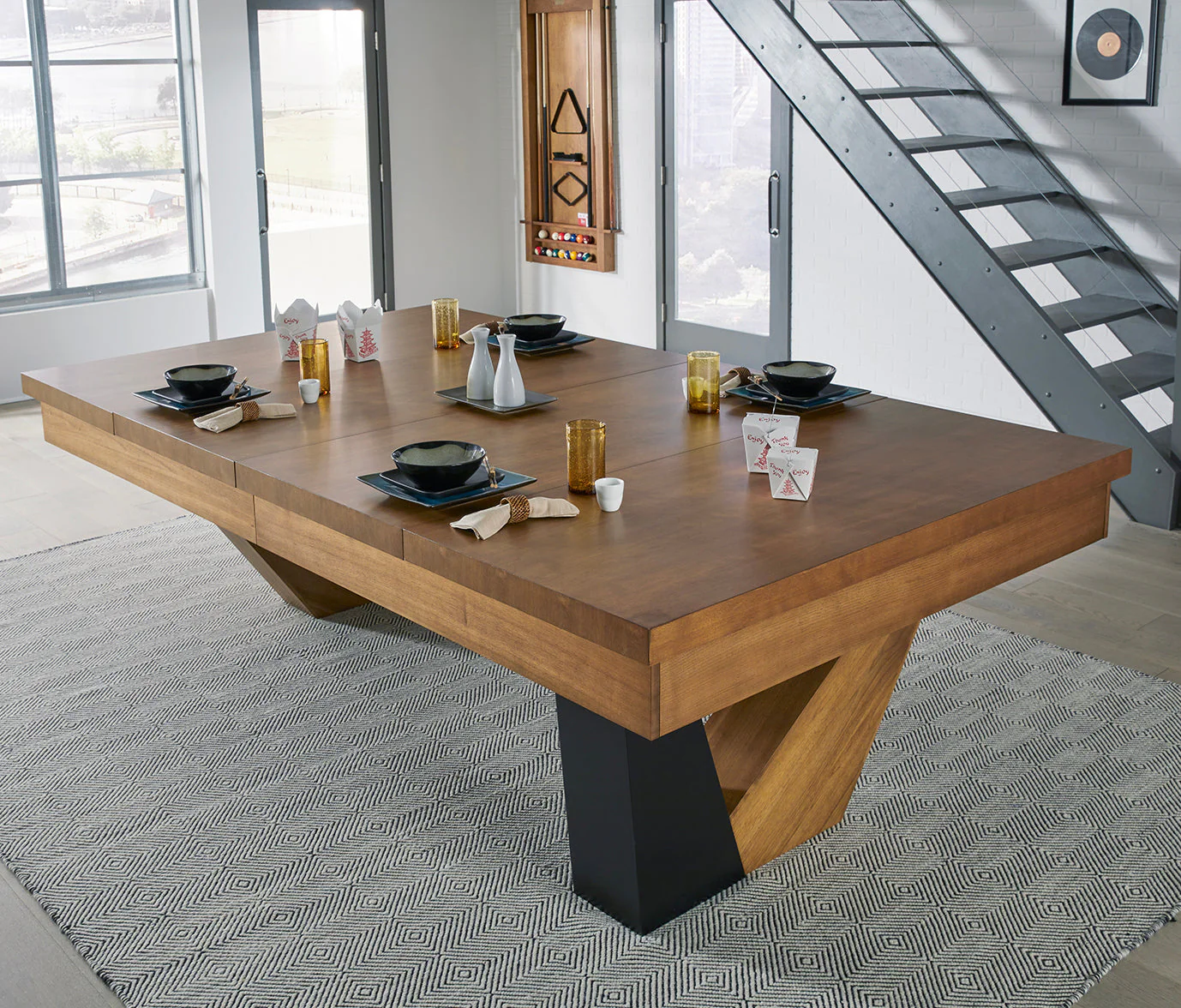 Annex 8' Pool Table - Brushed Walnut - Image 12