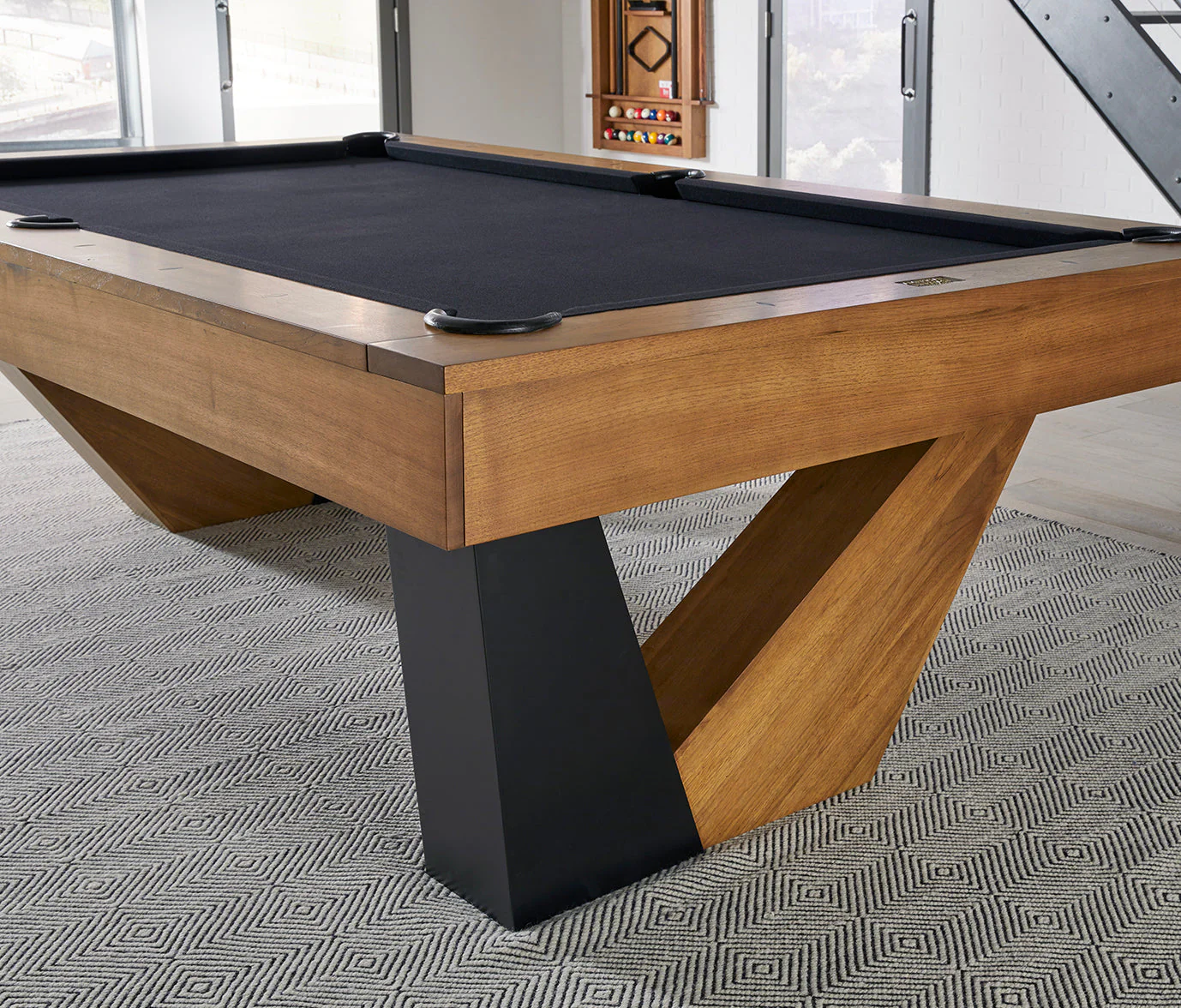Annex 8' Pool Table - Brushed Walnut - Image 6