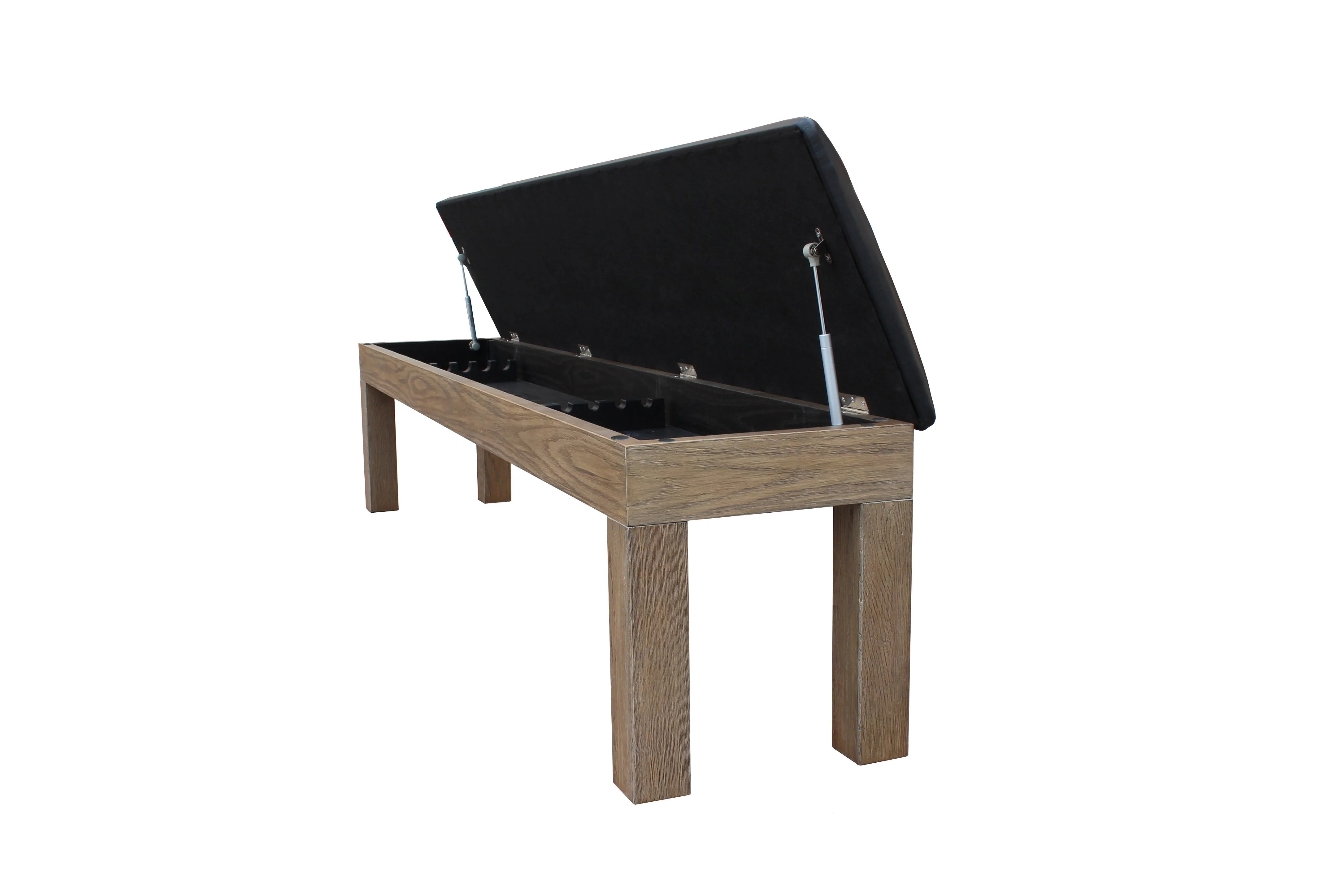 Silvered Ash Storage Bench - Image 2