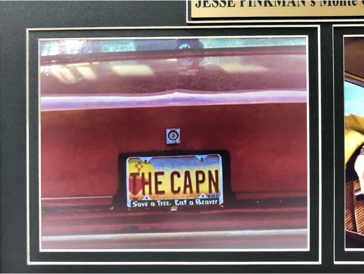"Breaking Bad" Aaron Paul Movie Car License Plate Framed Collage - Image 5