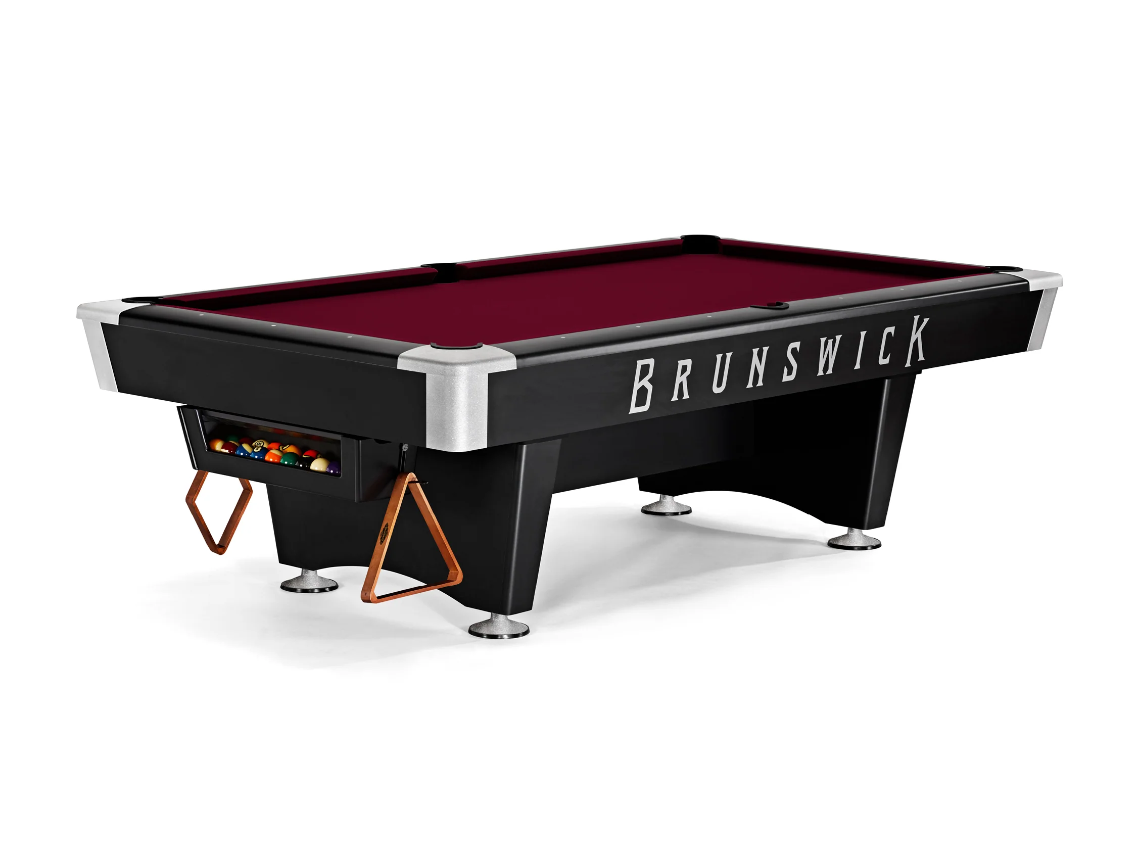 Brunswick Black Wolf 7' Pro Pool Table - Image 24
