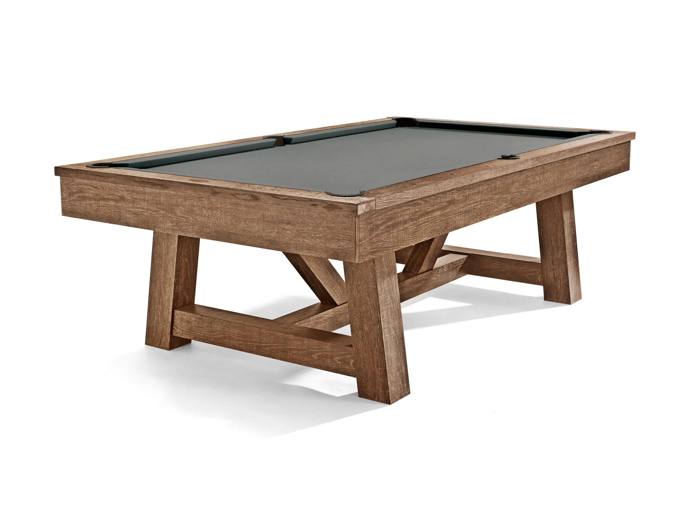 Brunswick Botanic Pool Table - Rustic Dark Brown - Image 10