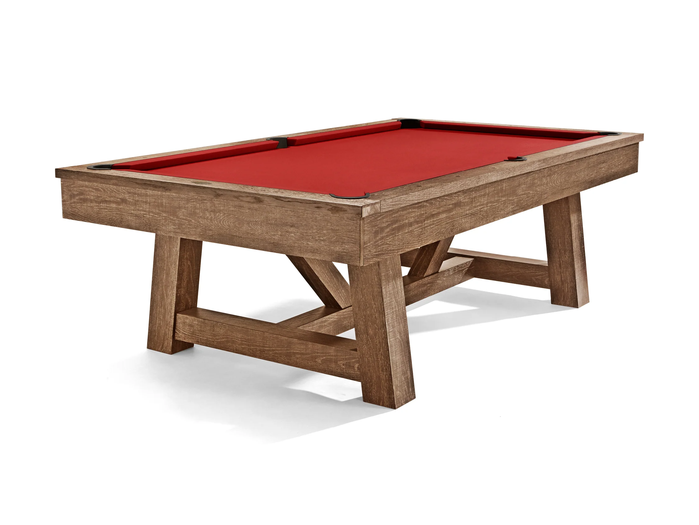 Brunswick Botanic Pool Table - Rustic Dark Brown - Image 14