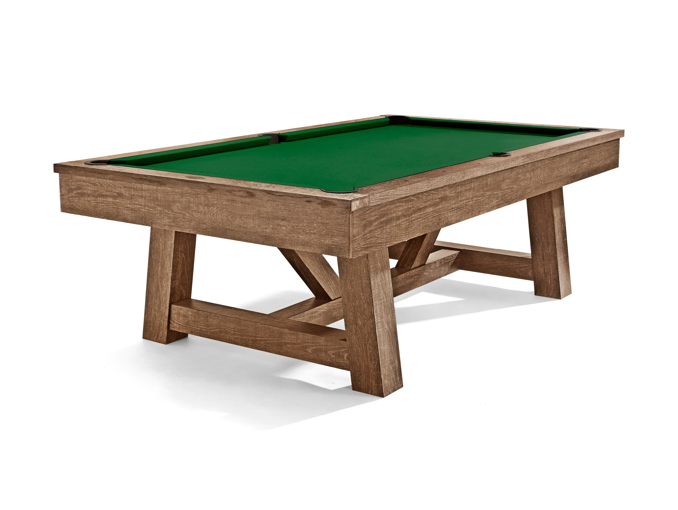 Brunswick Botanic Pool Table - Rustic Dark Brown - Image 15