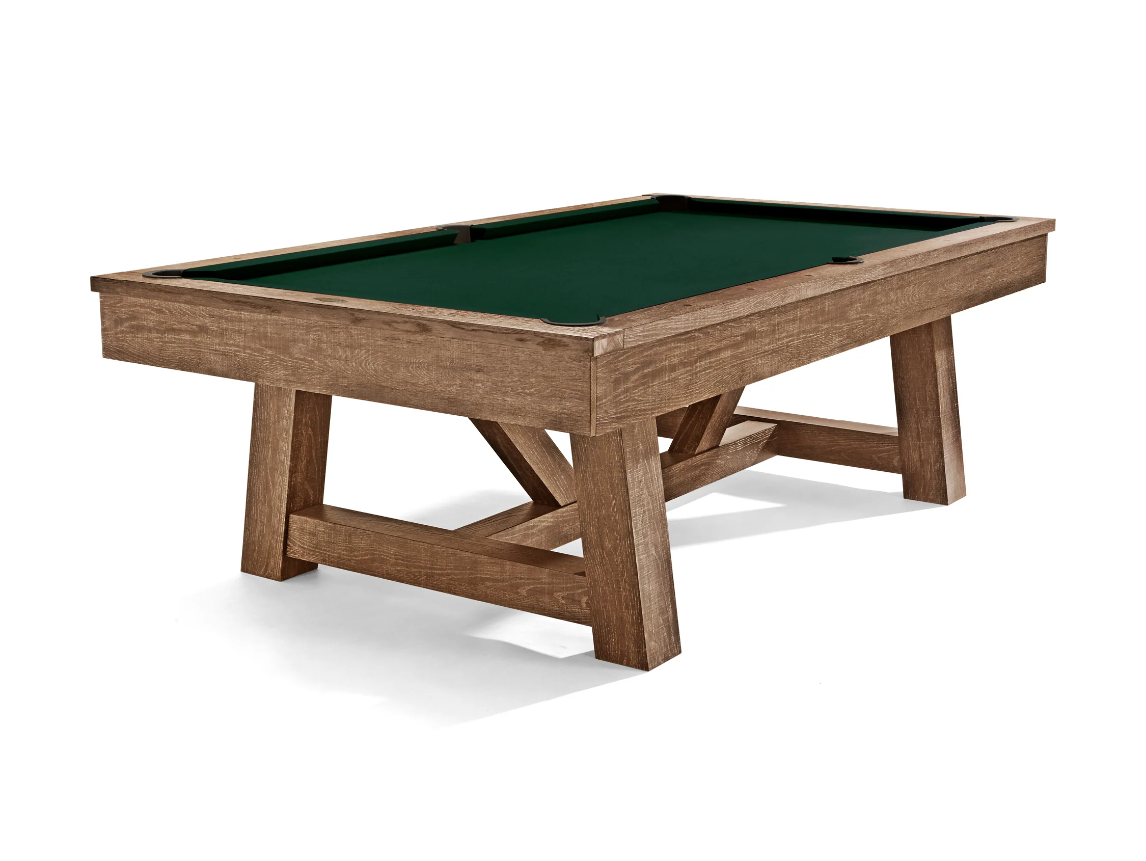 Brunswick Botanic Pool Table - Rustic Dark Brown - Image 8