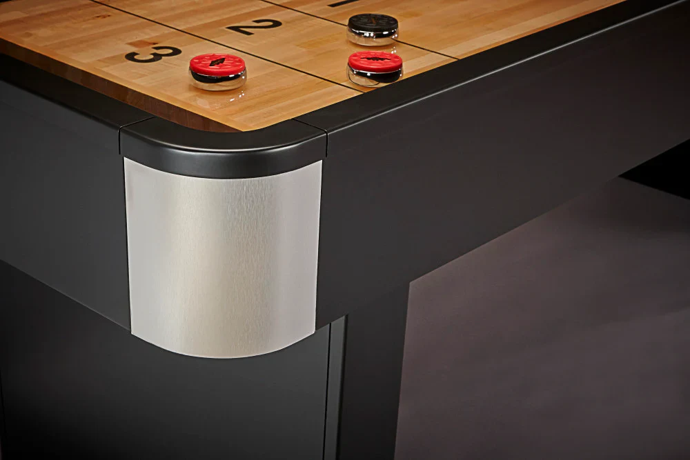 Brunswick Delray II 12' Matte Black Shuffleboard Table - Image 3