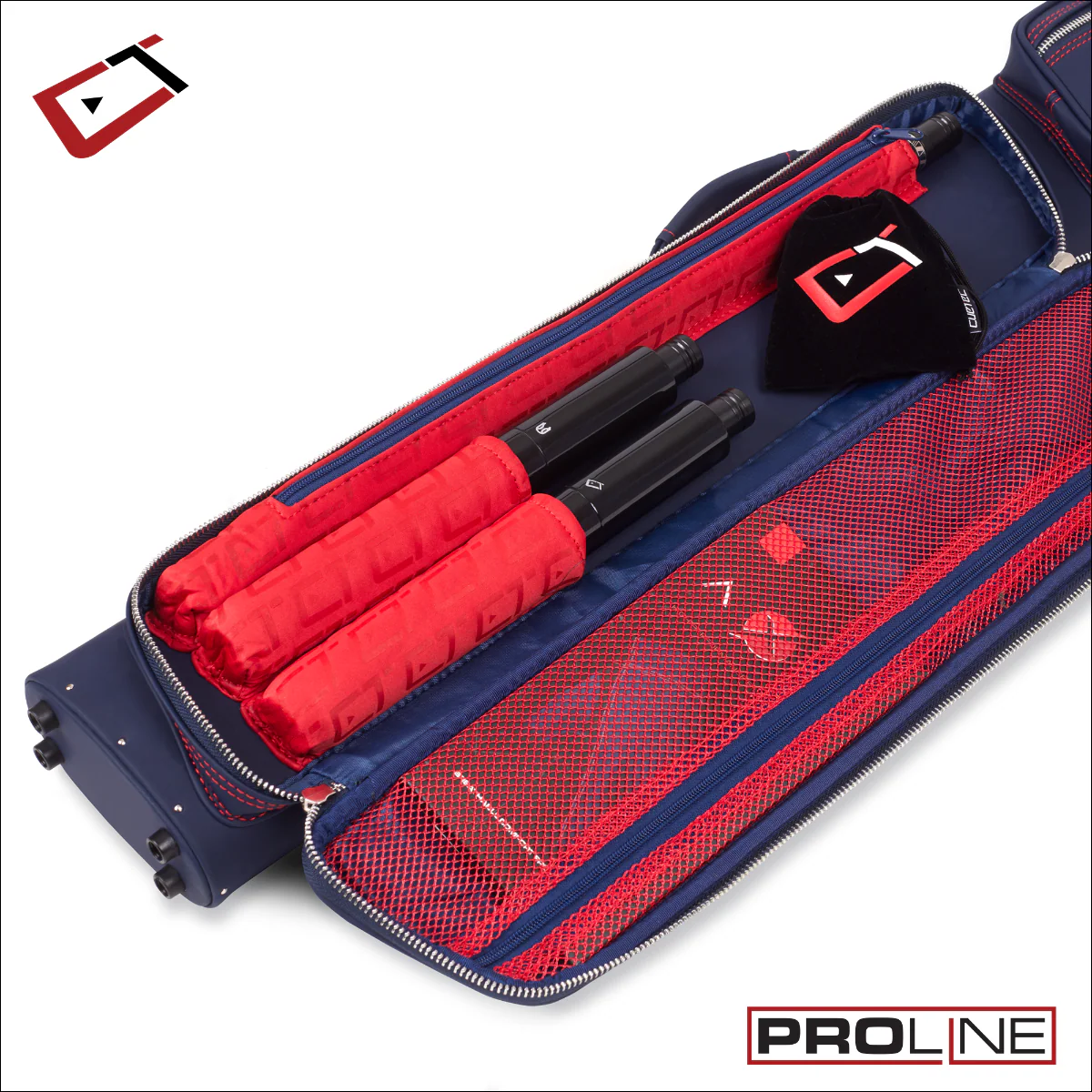 Cuetec Pro Line Navy 2x4 Hard Case - Image 4