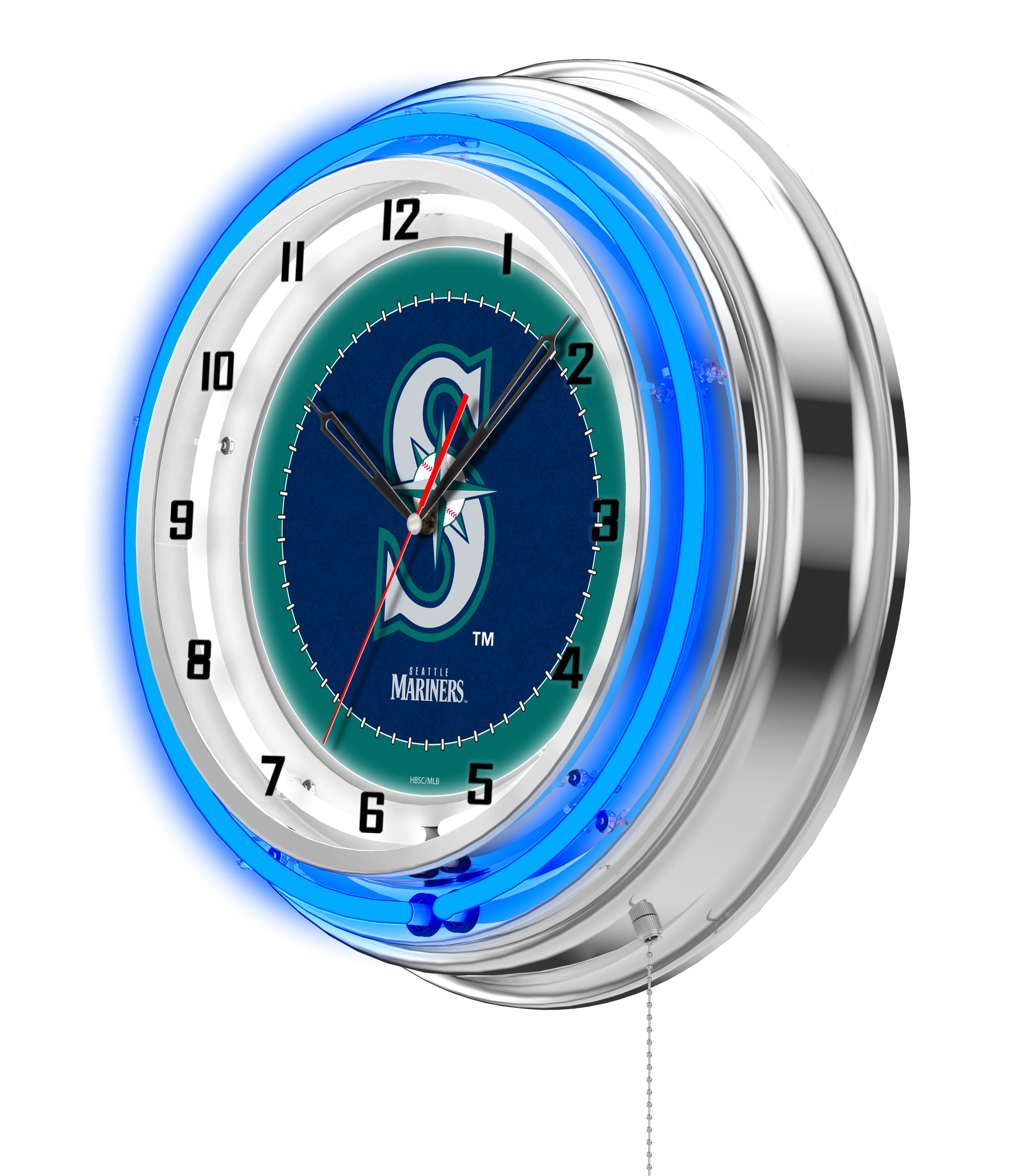 MLB Licensed 19" Double Neon Wall Clock - Image 14