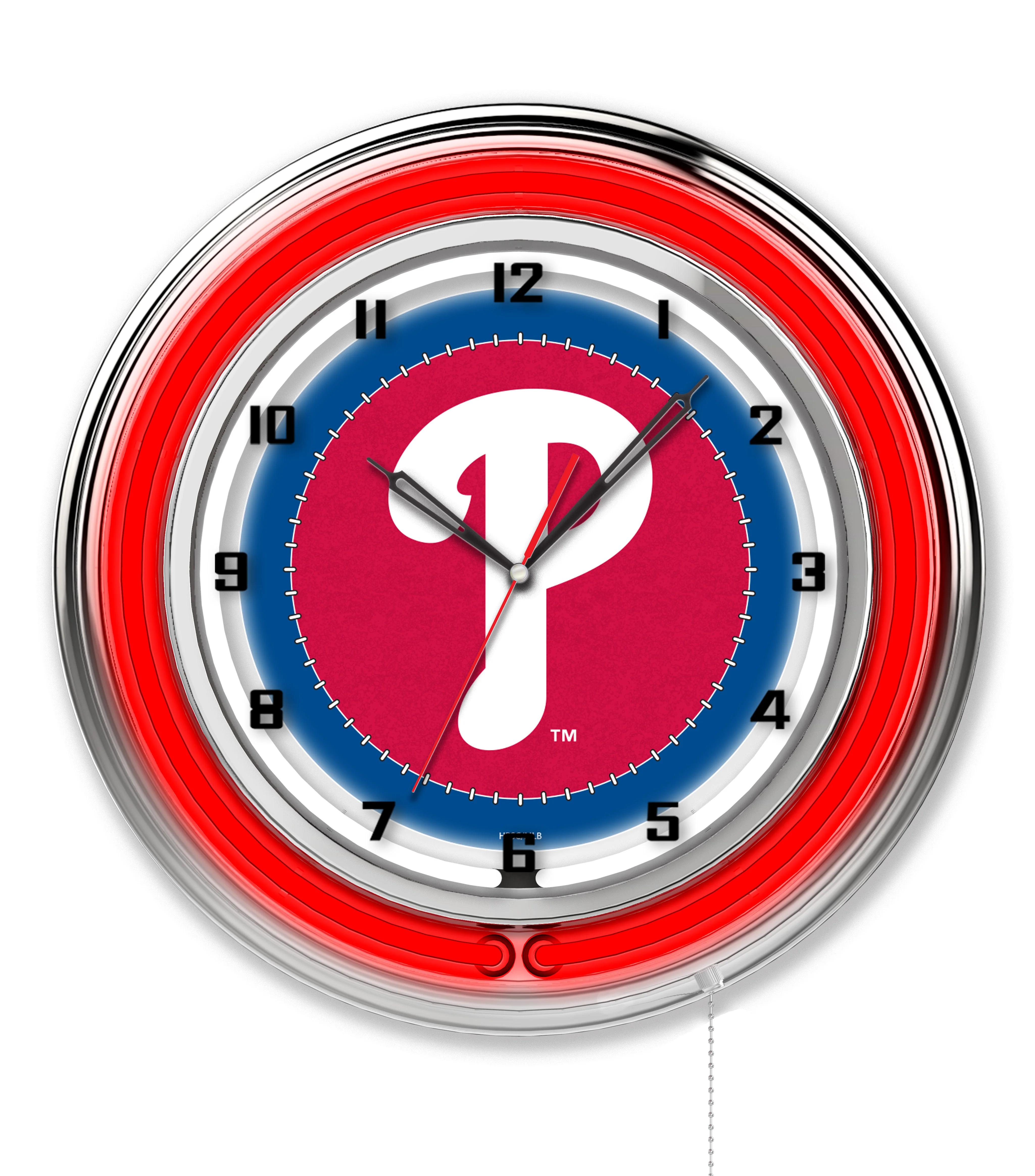 MLB Licensed 19" Double Neon Wall Clock - Image 19