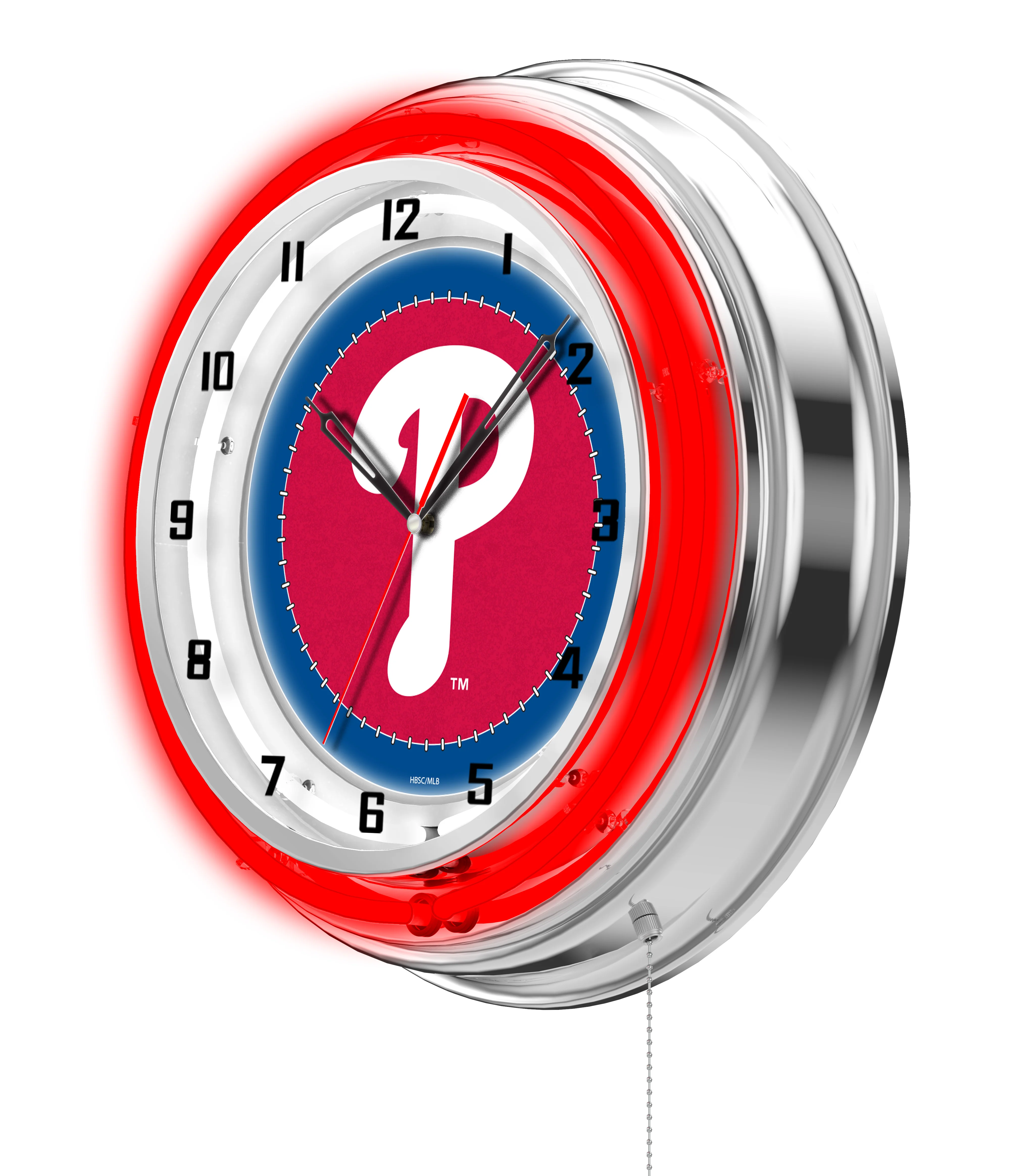 MLB Licensed 19" Double Neon Wall Clock - Image 20