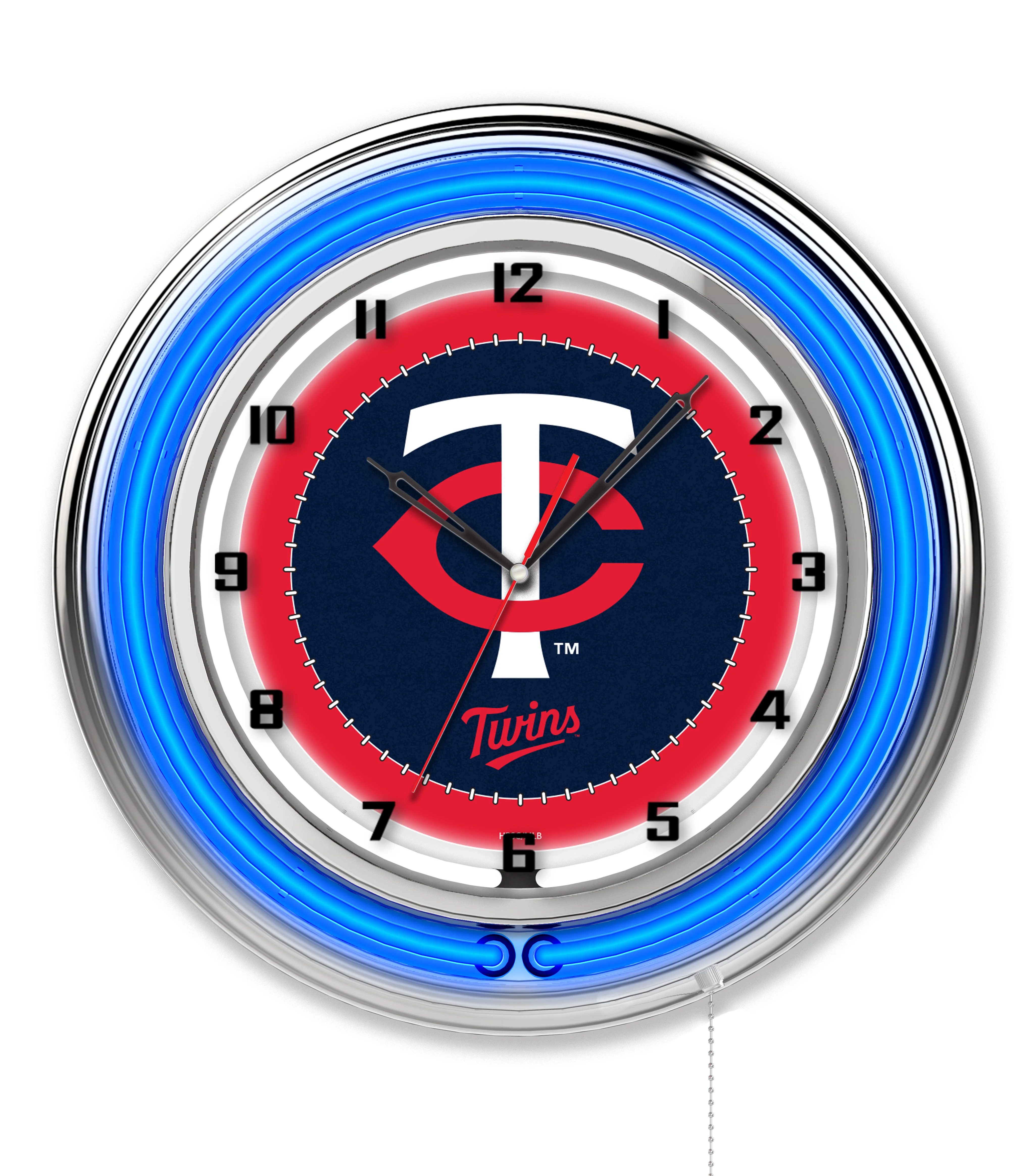 MLB Licensed 19" Double Neon Wall Clock - Image 23
