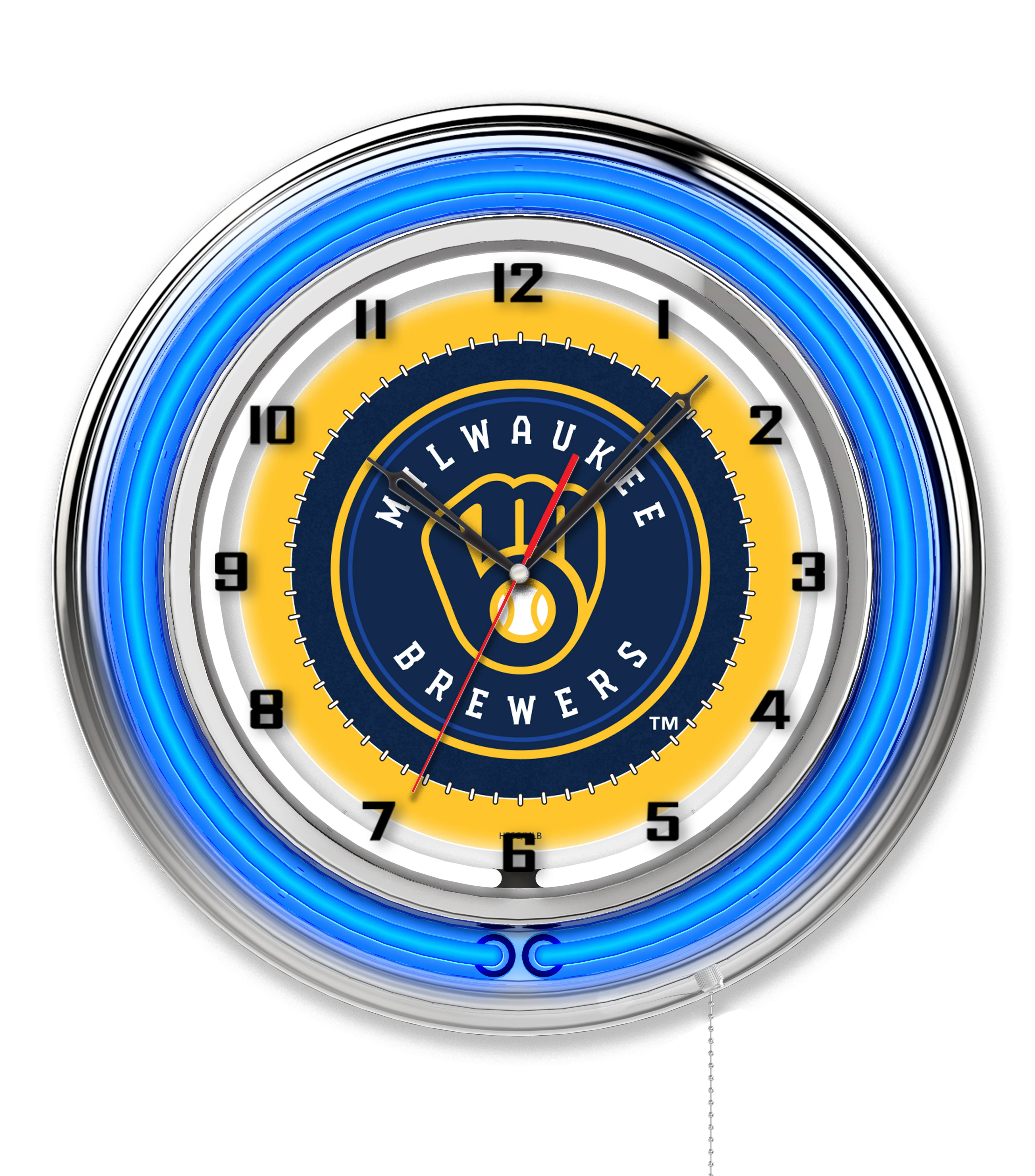 MLB Licensed 19" Double Neon Wall Clock - Image 25