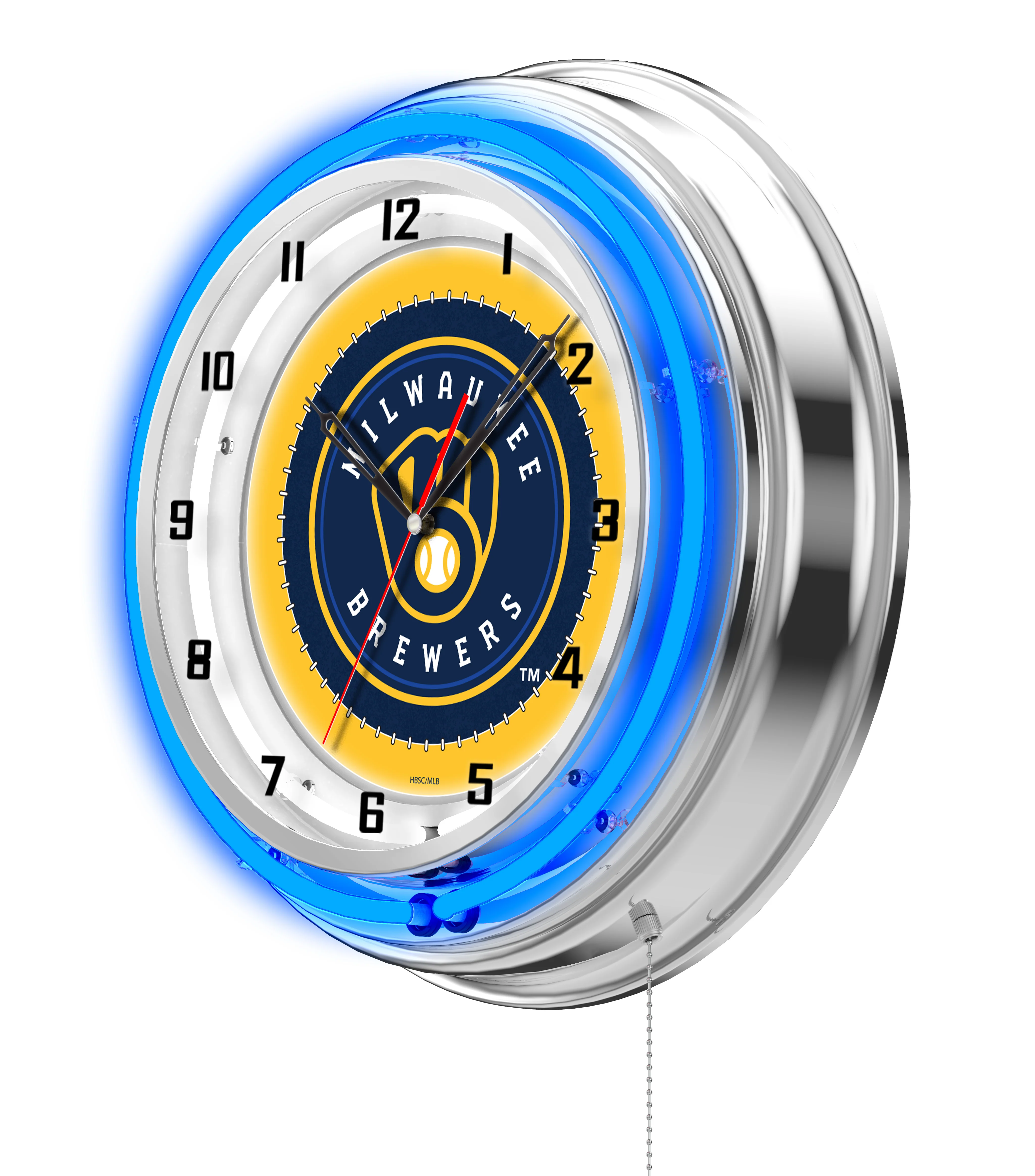 MLB Licensed 19" Double Neon Wall Clock - Image 26
