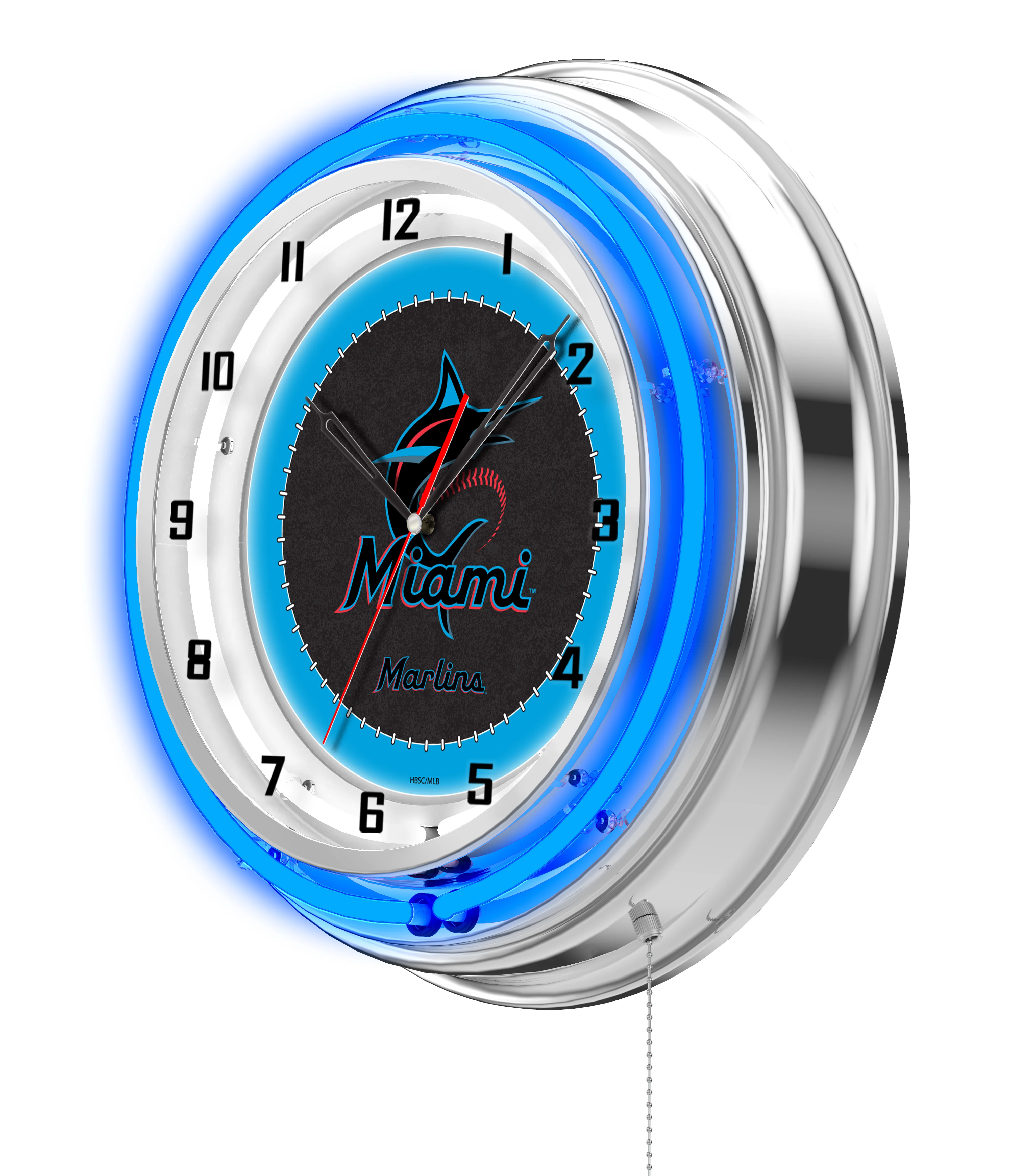MLB Licensed 19" Double Neon Wall Clock - Image 28
