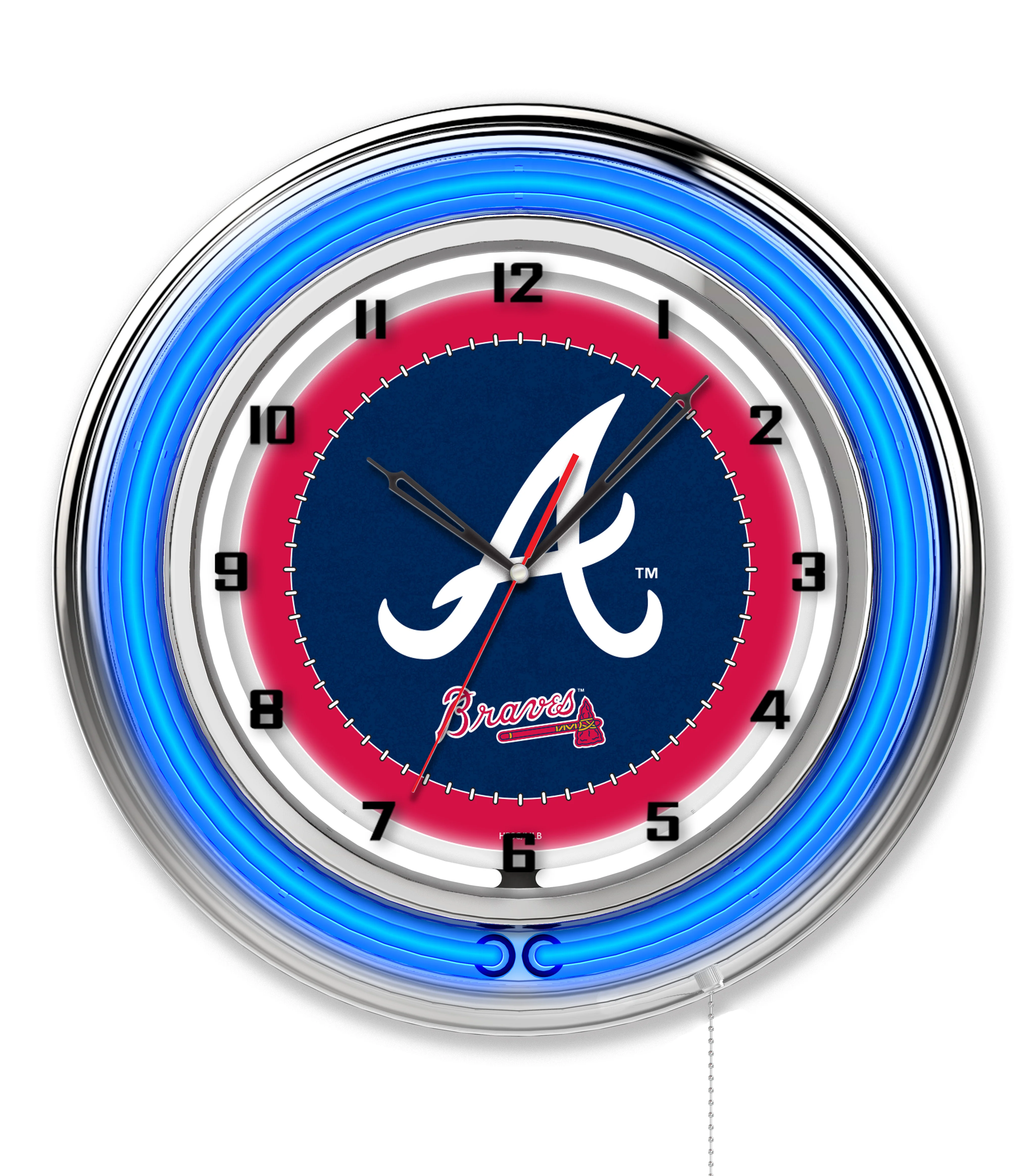 MLB Licensed 19" Double Neon Wall Clock - Image 49