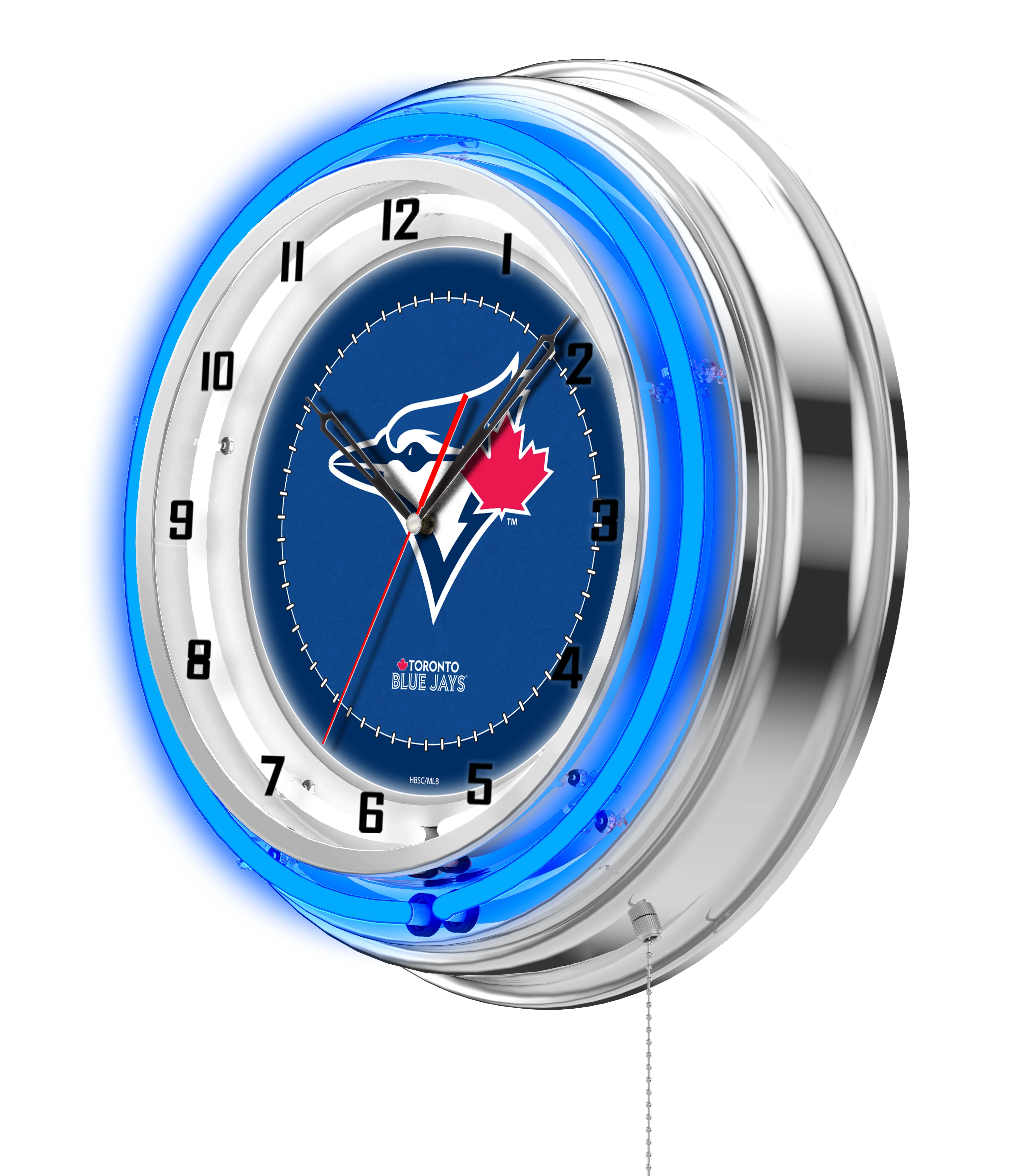 MLB Licensed 19" Double Neon Wall Clock - Image 8