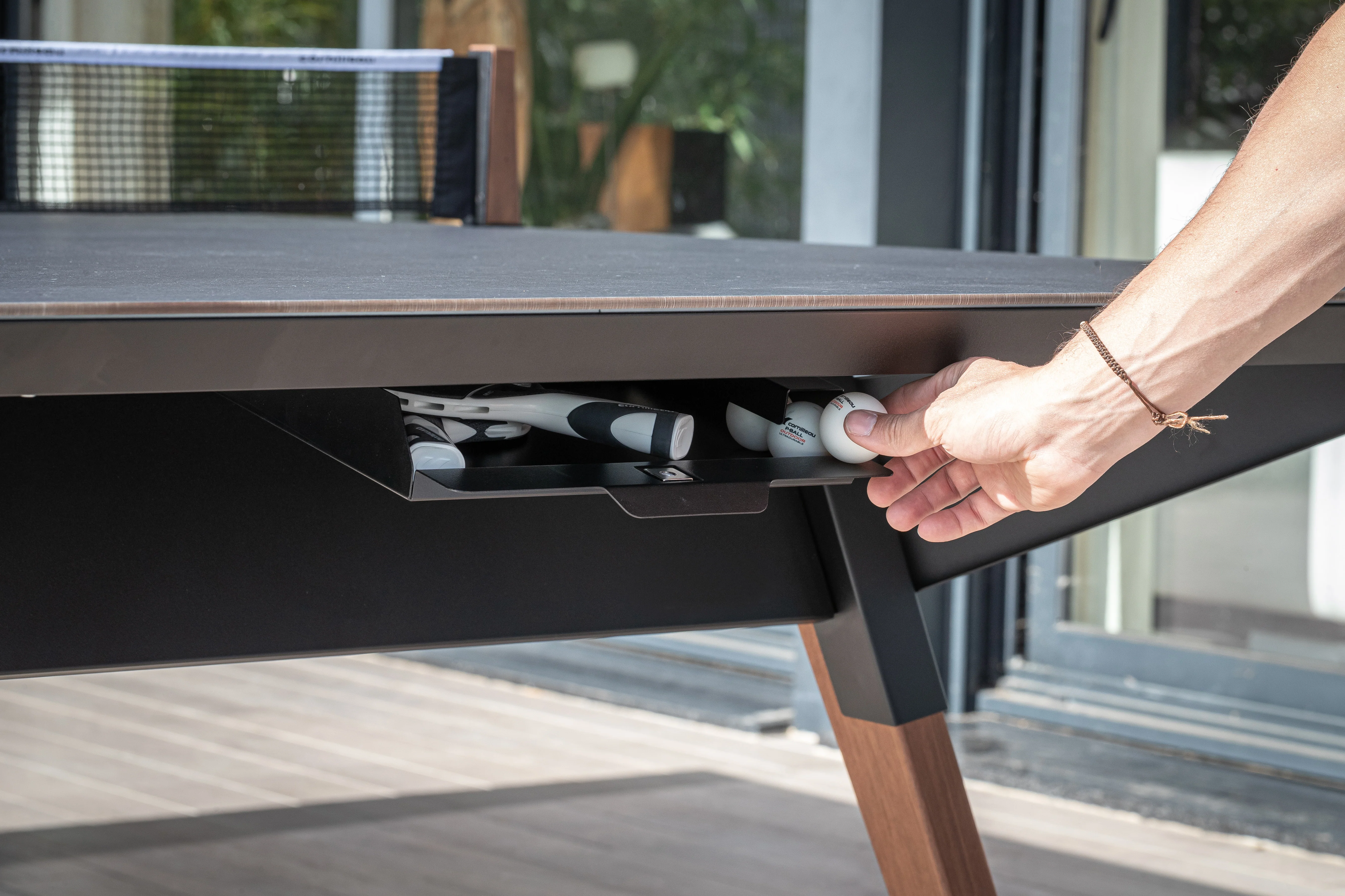 Cornilleau Origins Outdoor Stone Top Ping Pong Table - Image 7