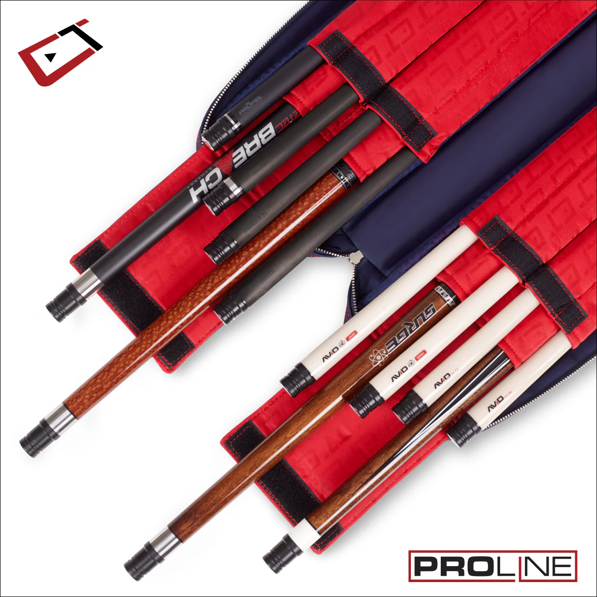 Cuetec Pro Line Navy 4x8 Case - Image 6