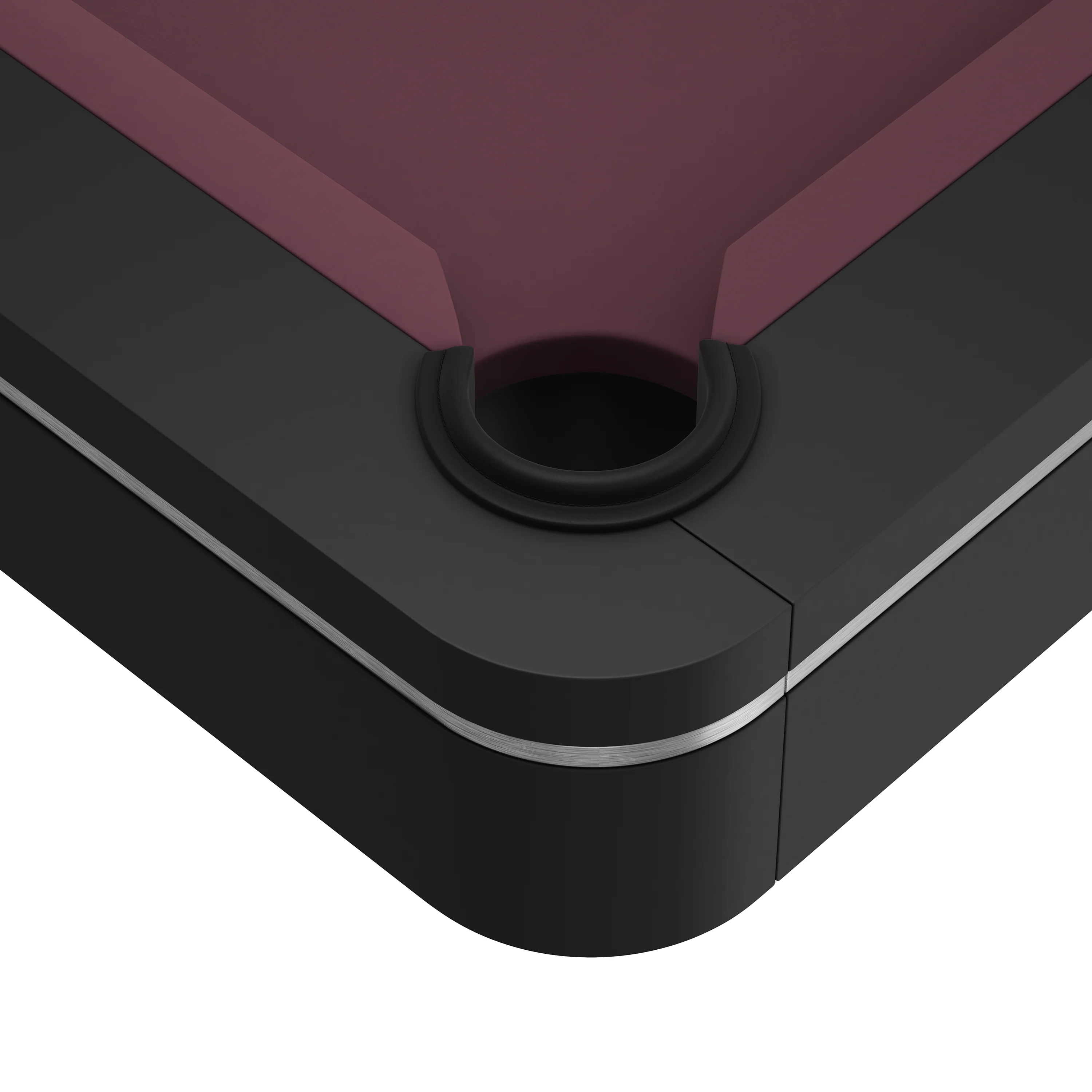 Deco 8' Pool Table - Black - Image 3