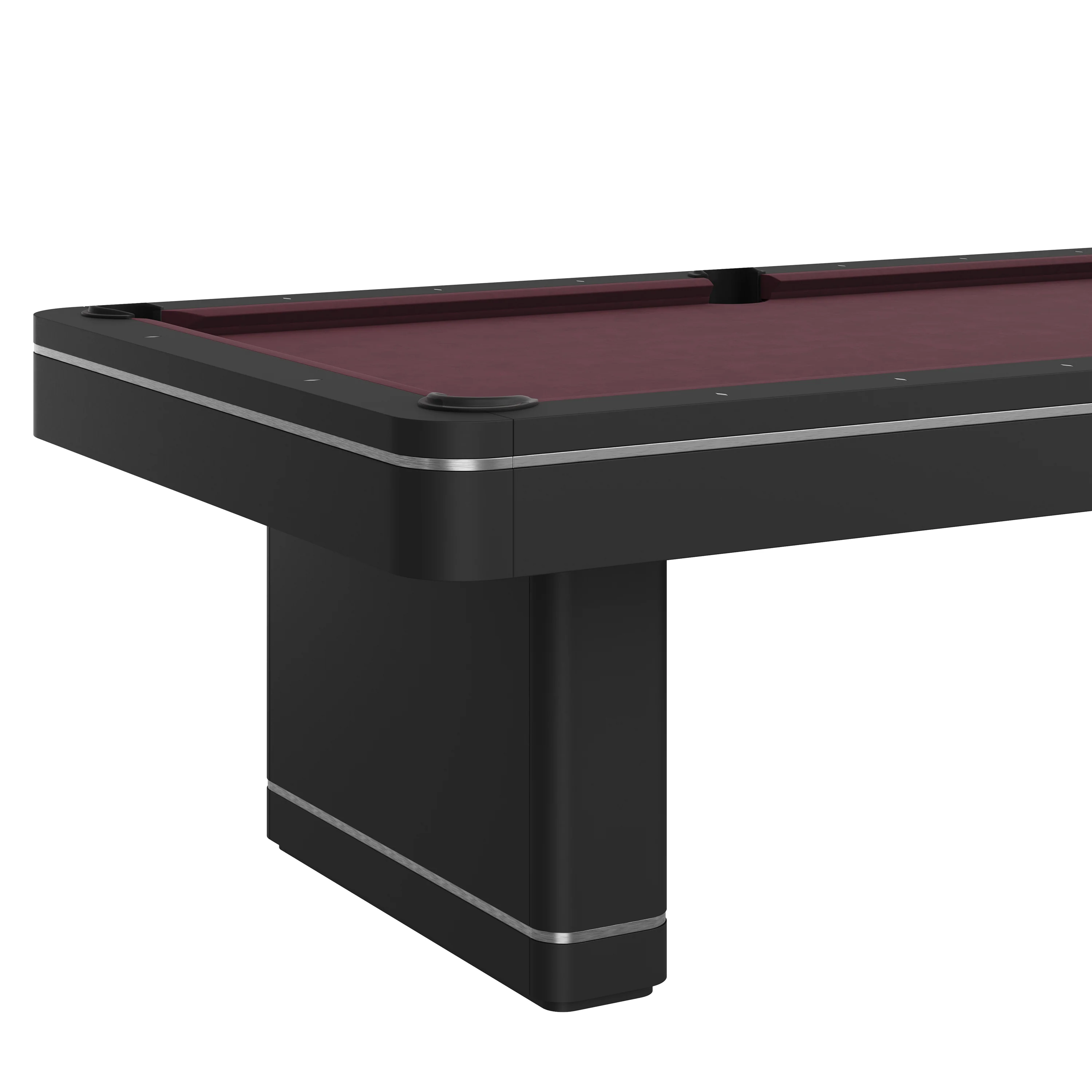 Deco 8' Pool Table - Black - Image 5