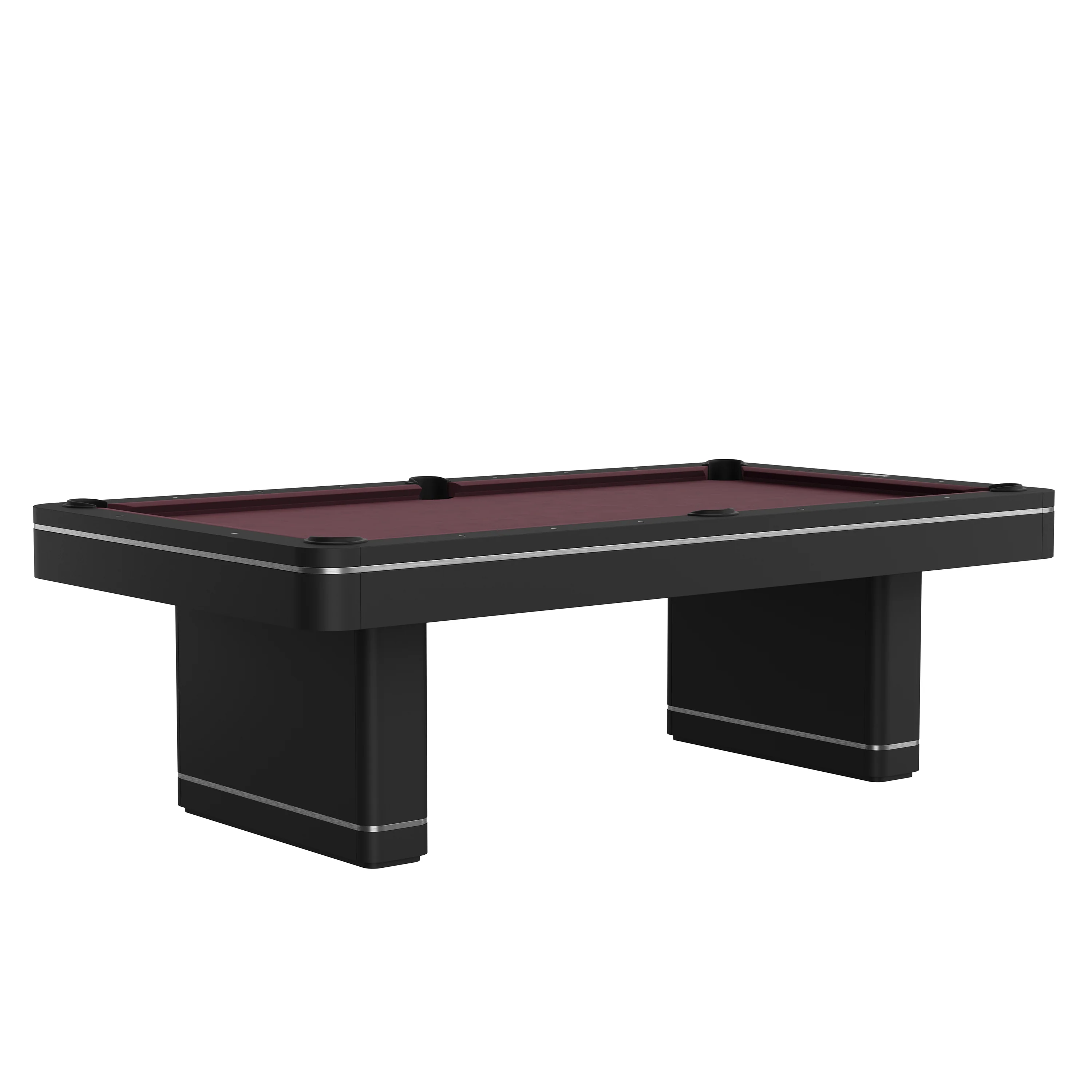 Deco 8' Pool Table - Black - Image 7