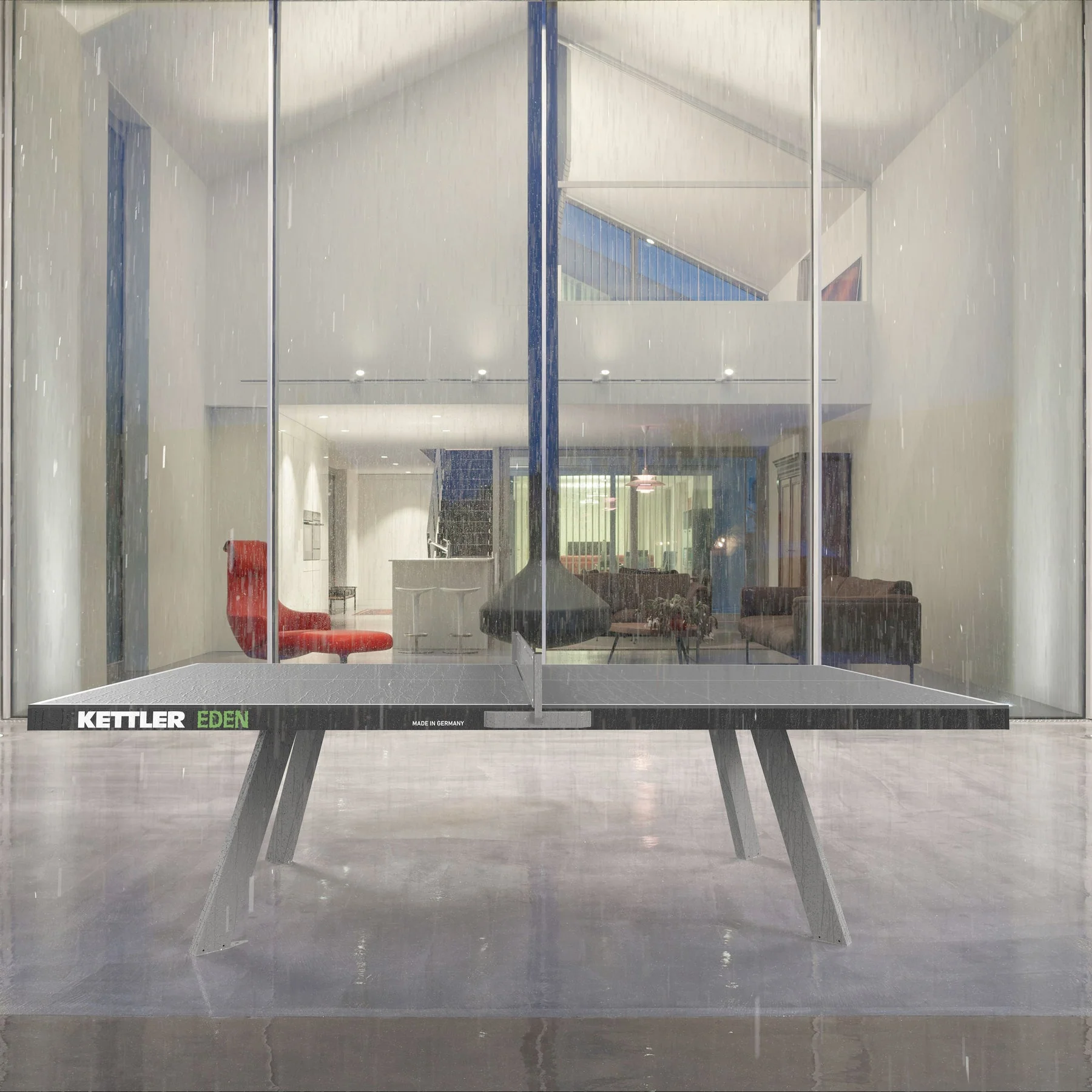 Eden Outdoor Stationary Table Tennis Table - Image 7