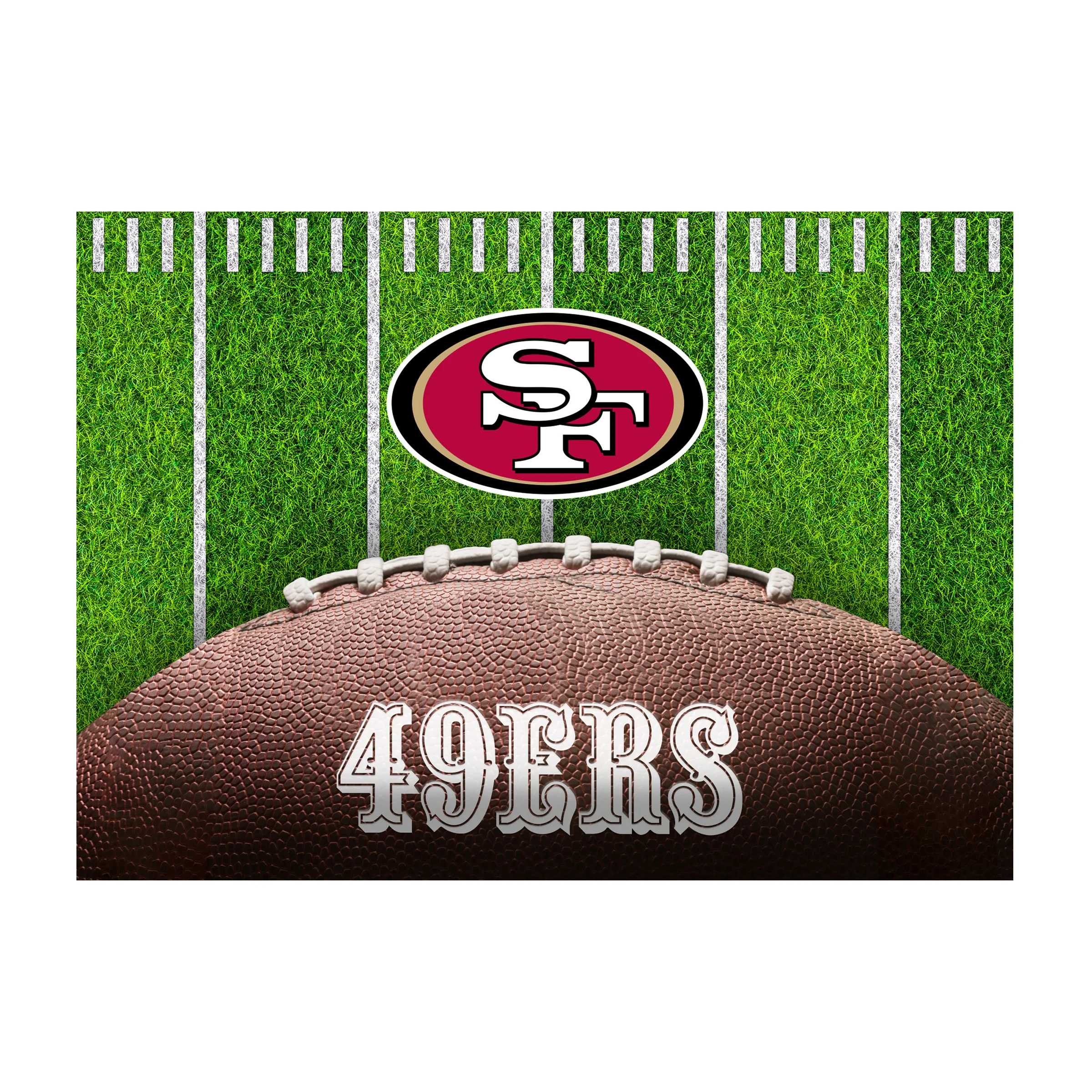 NFL Licensed 5x7 Football Field Area Rugs - Image 10