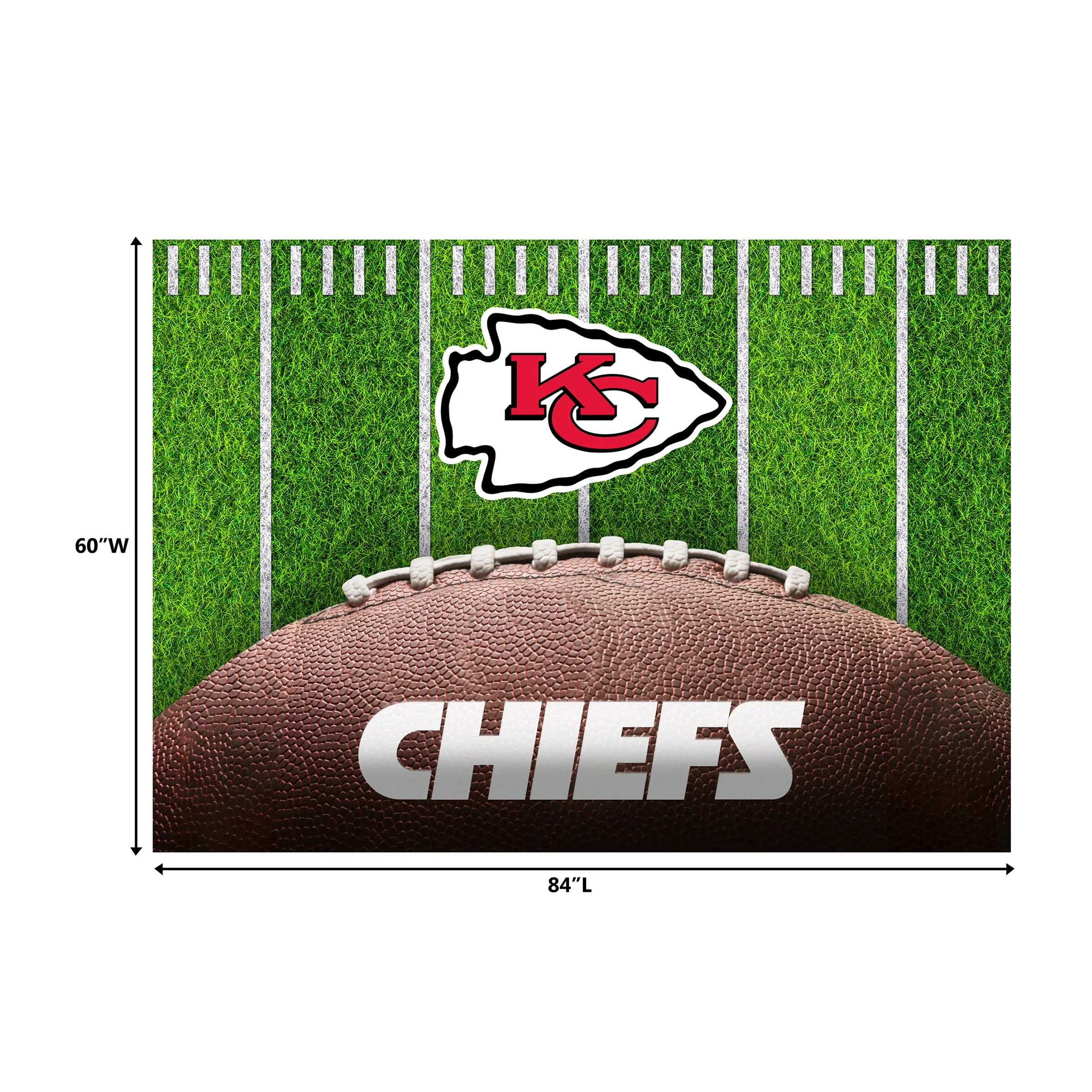 NFL Licensed 5x7 Football Field Area Rugs - Image 14