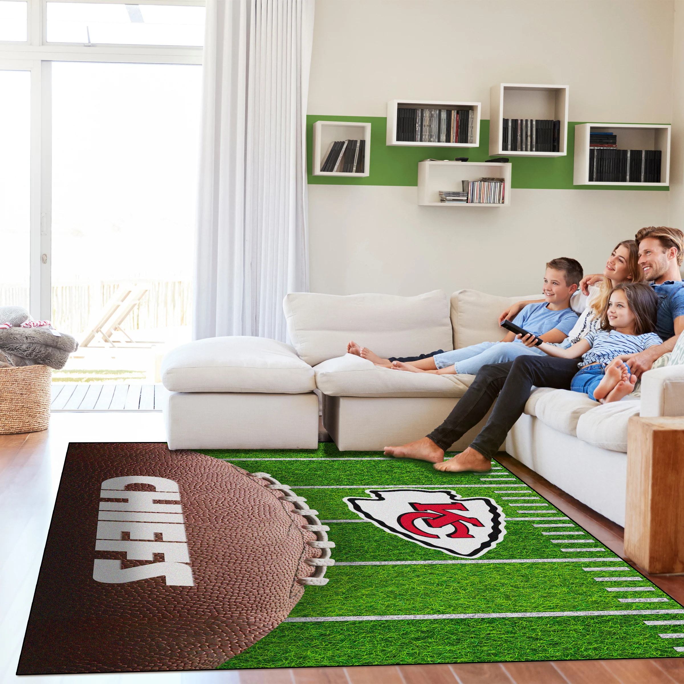NFL Licensed 5x7 Football Field Area Rugs - Image 15