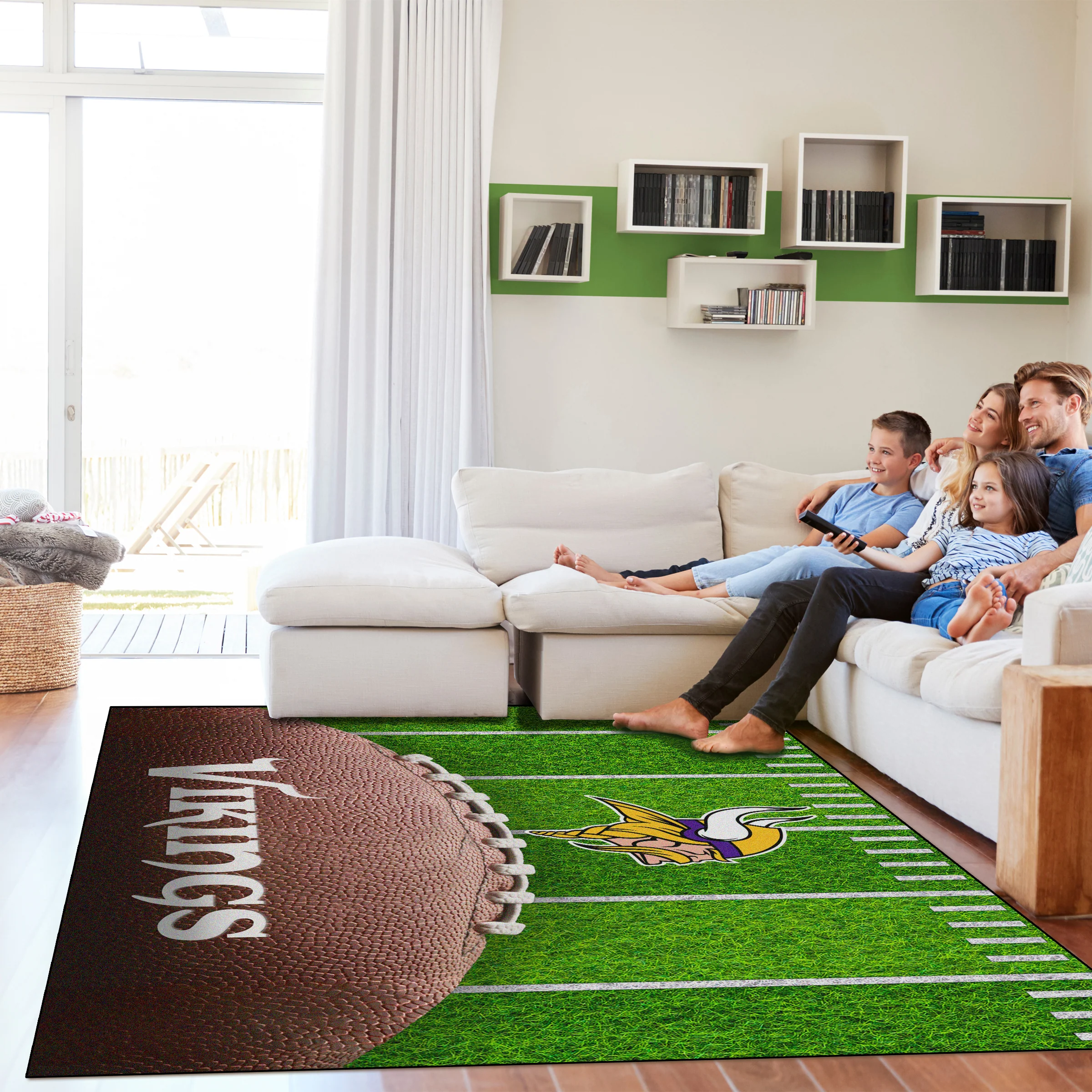 NFL Licensed 5x7 Football Field Area Rugs - Image 18