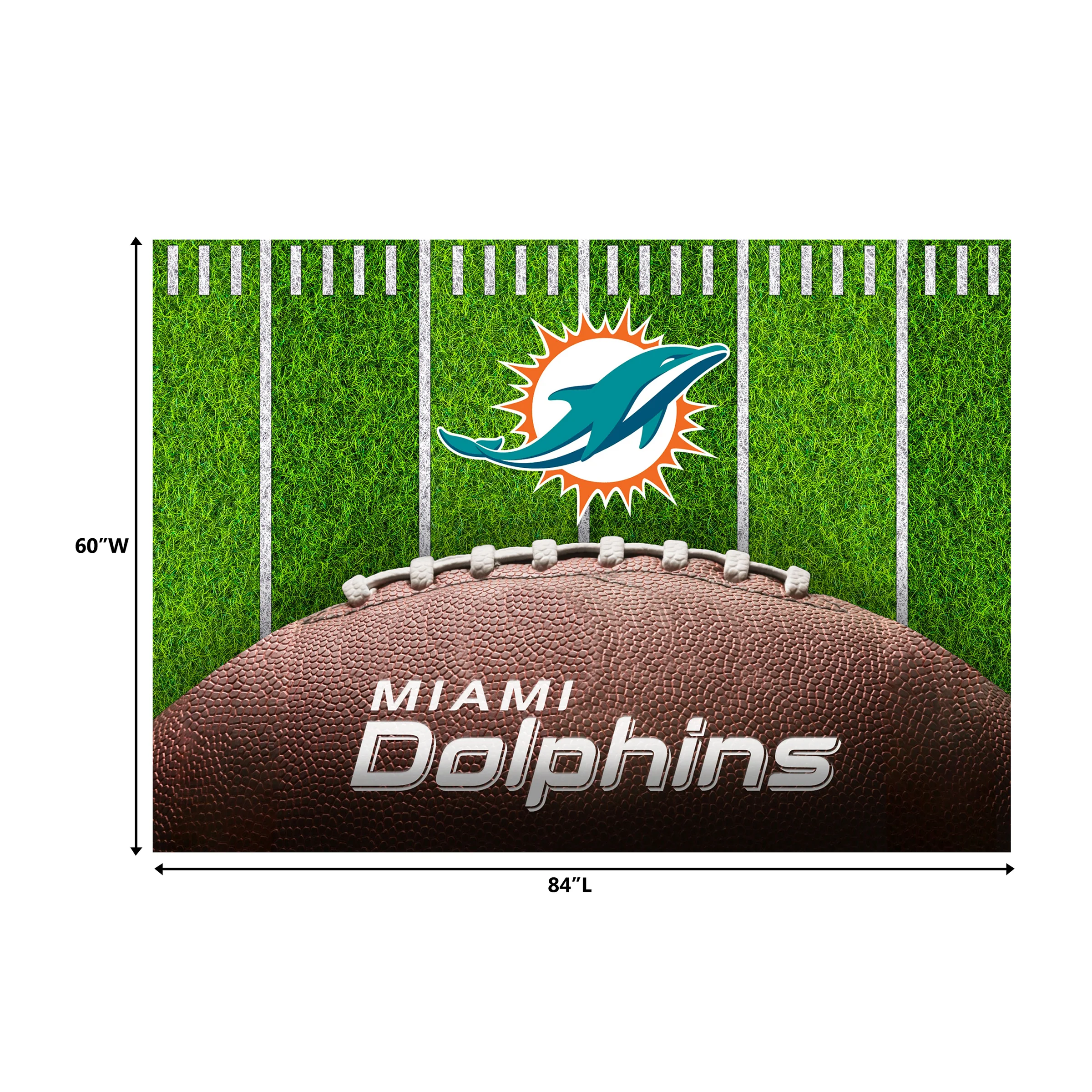NFL Licensed 5x7 Football Field Area Rugs - Image 20