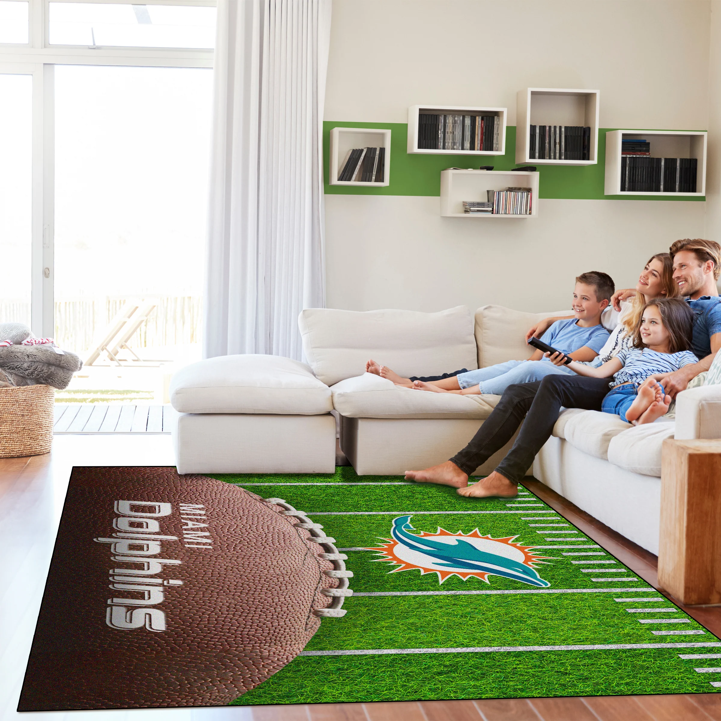 NFL Licensed 5x7 Football Field Area Rugs - Image 21