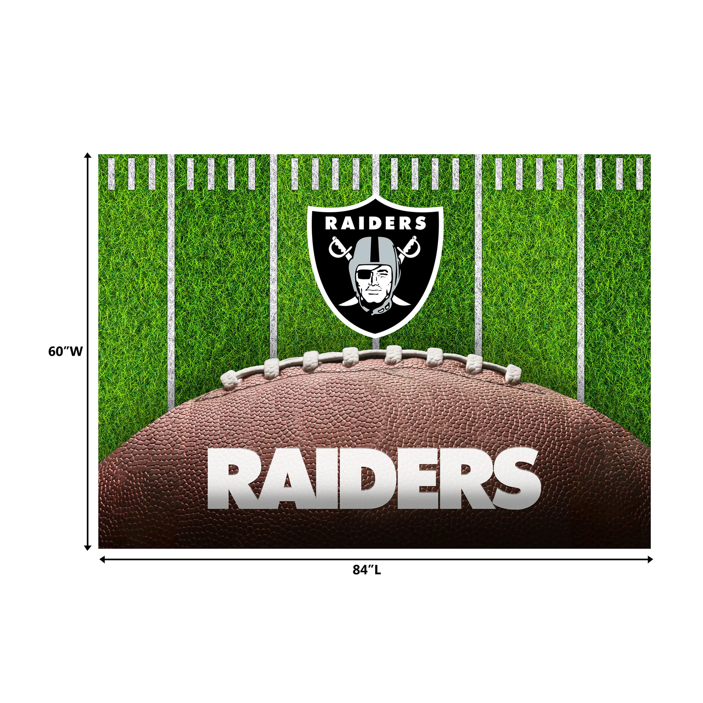 NFL Licensed 5x7 Football Field Area Rugs - Image 23