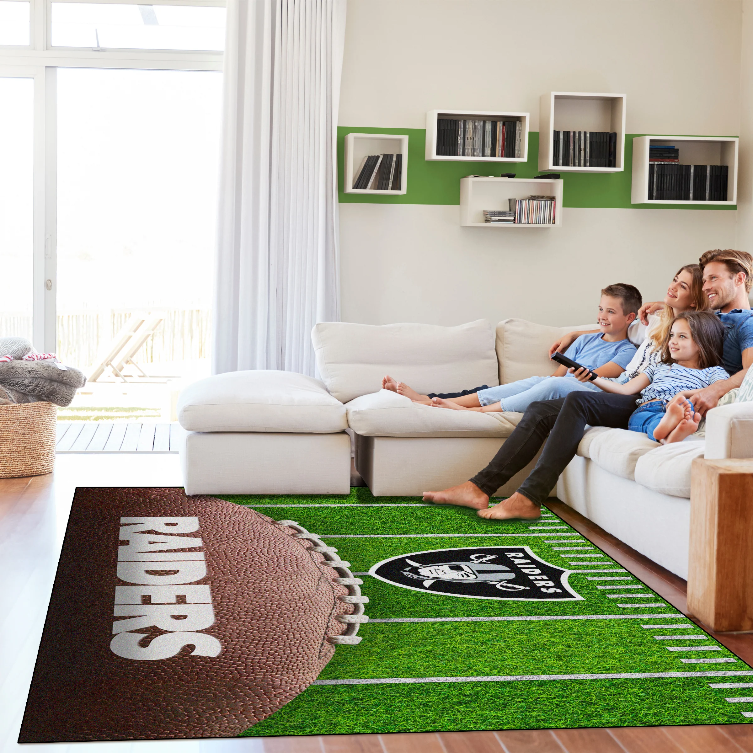 NFL Licensed 5x7 Football Field Area Rugs - Image 24