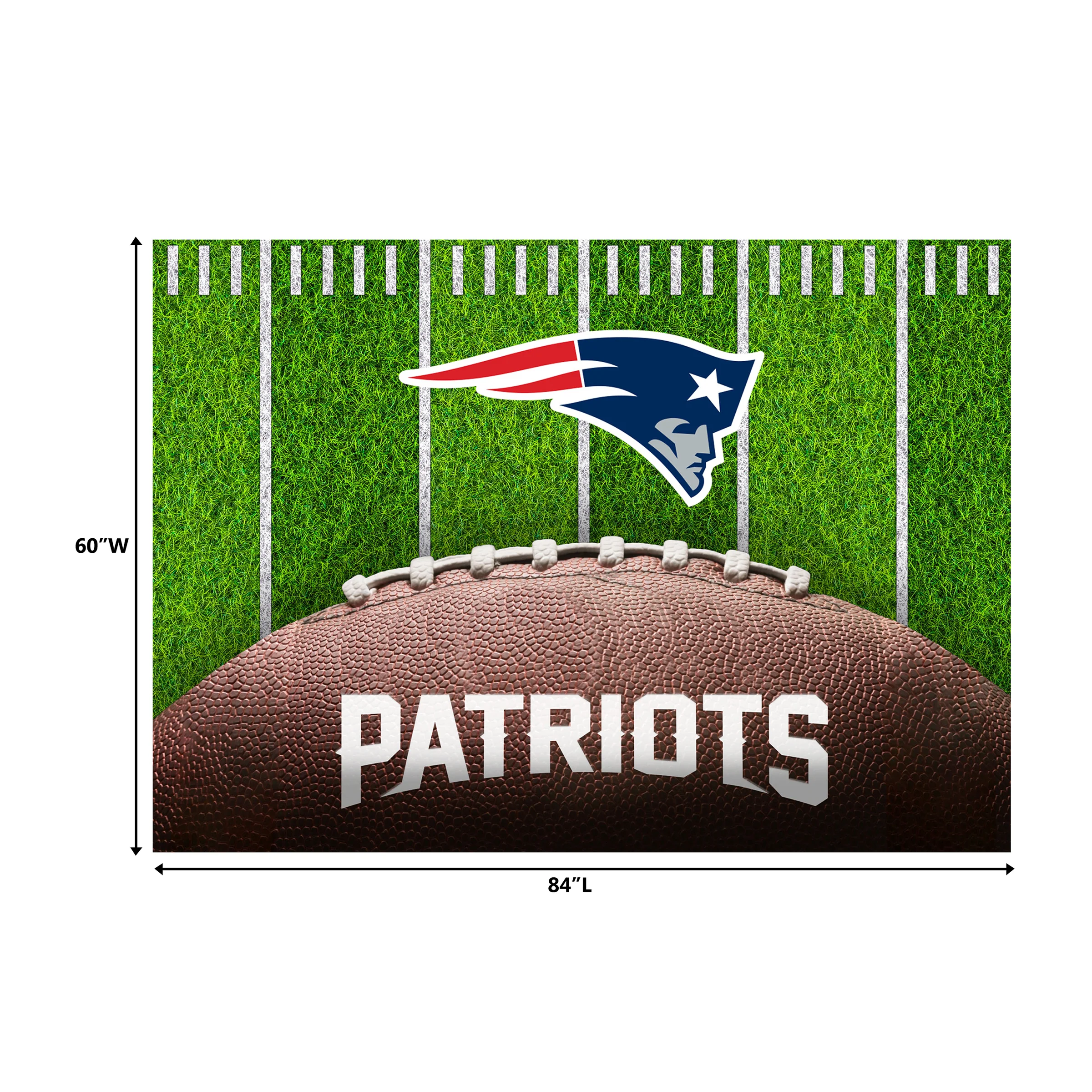 NFL Licensed 5x7 Football Field Area Rugs - Image 26