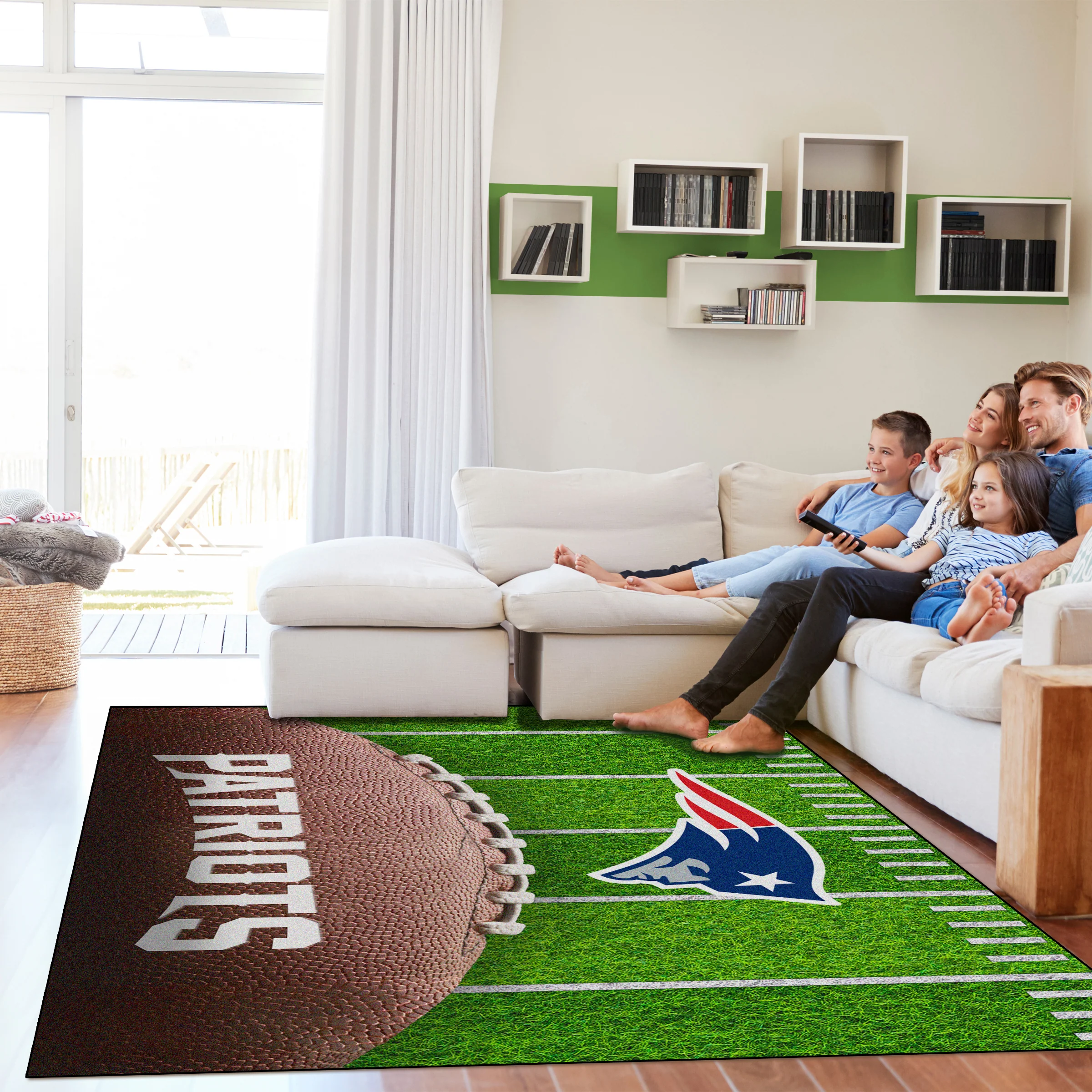 NFL Licensed 5x7 Football Field Area Rugs - Image 27