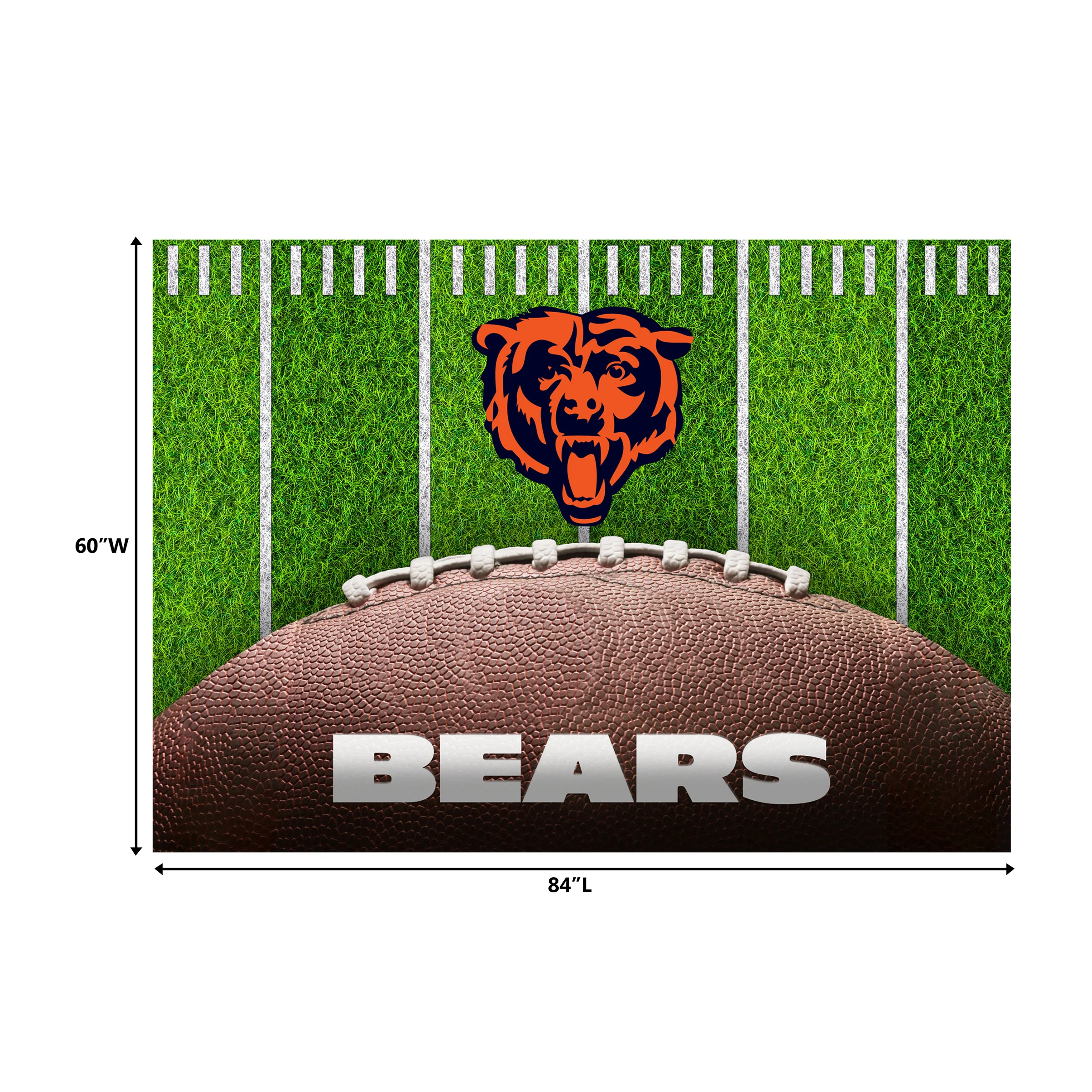 NFL Licensed 5x7 Football Field Area Rugs - Image 32
