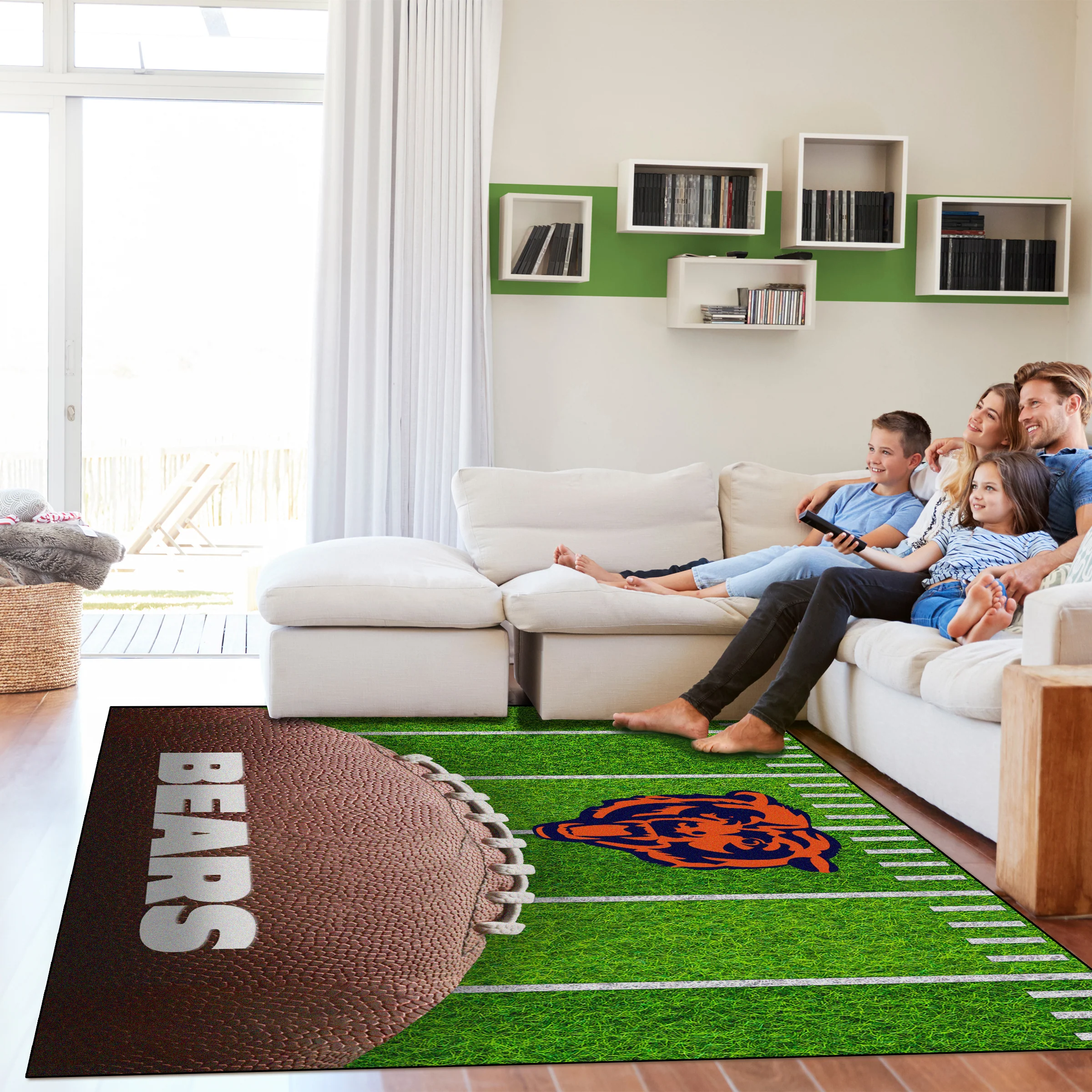 NFL Licensed 5x7 Football Field Area Rugs - Image 33