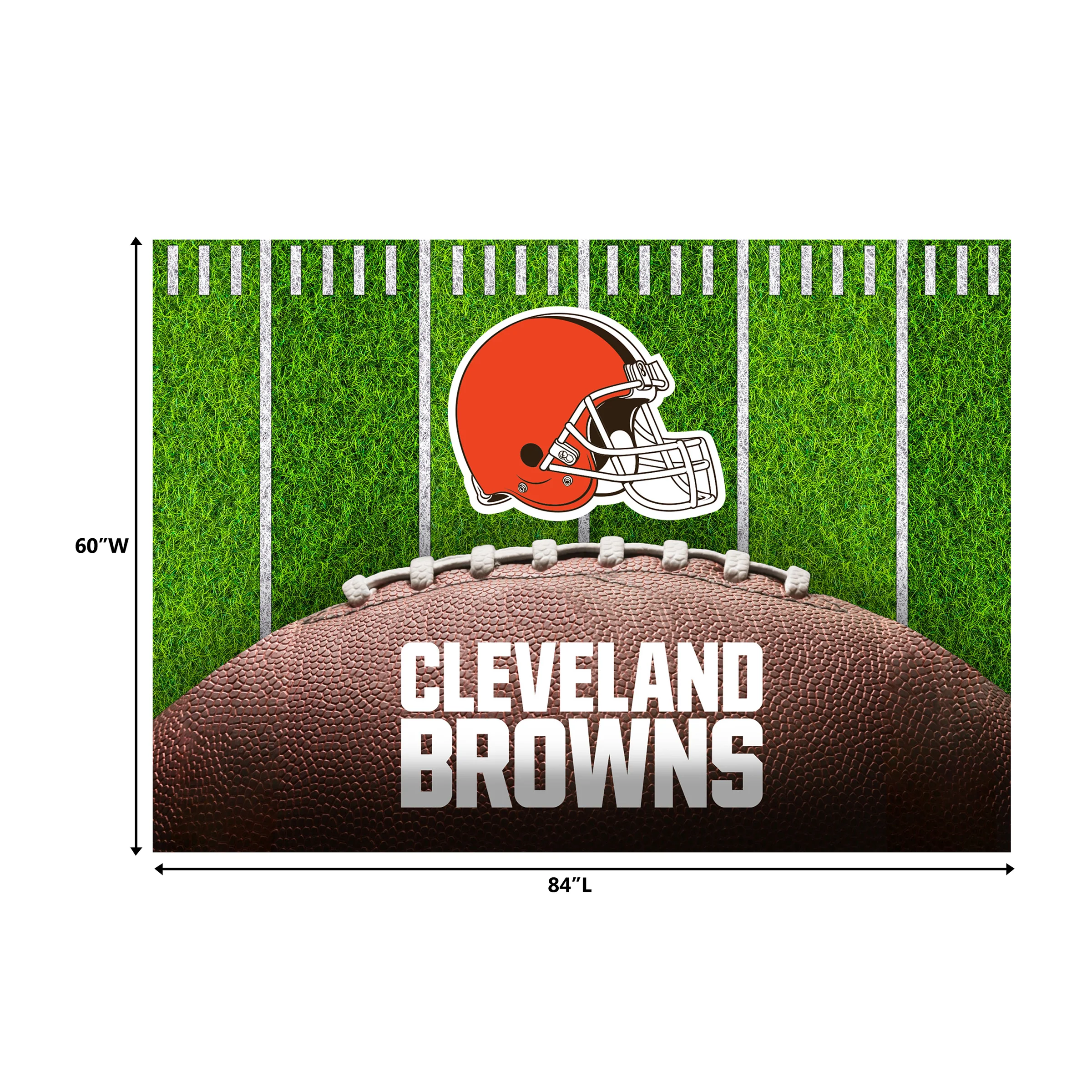 NFL Licensed 5x7 Football Field Area Rugs - Image 35