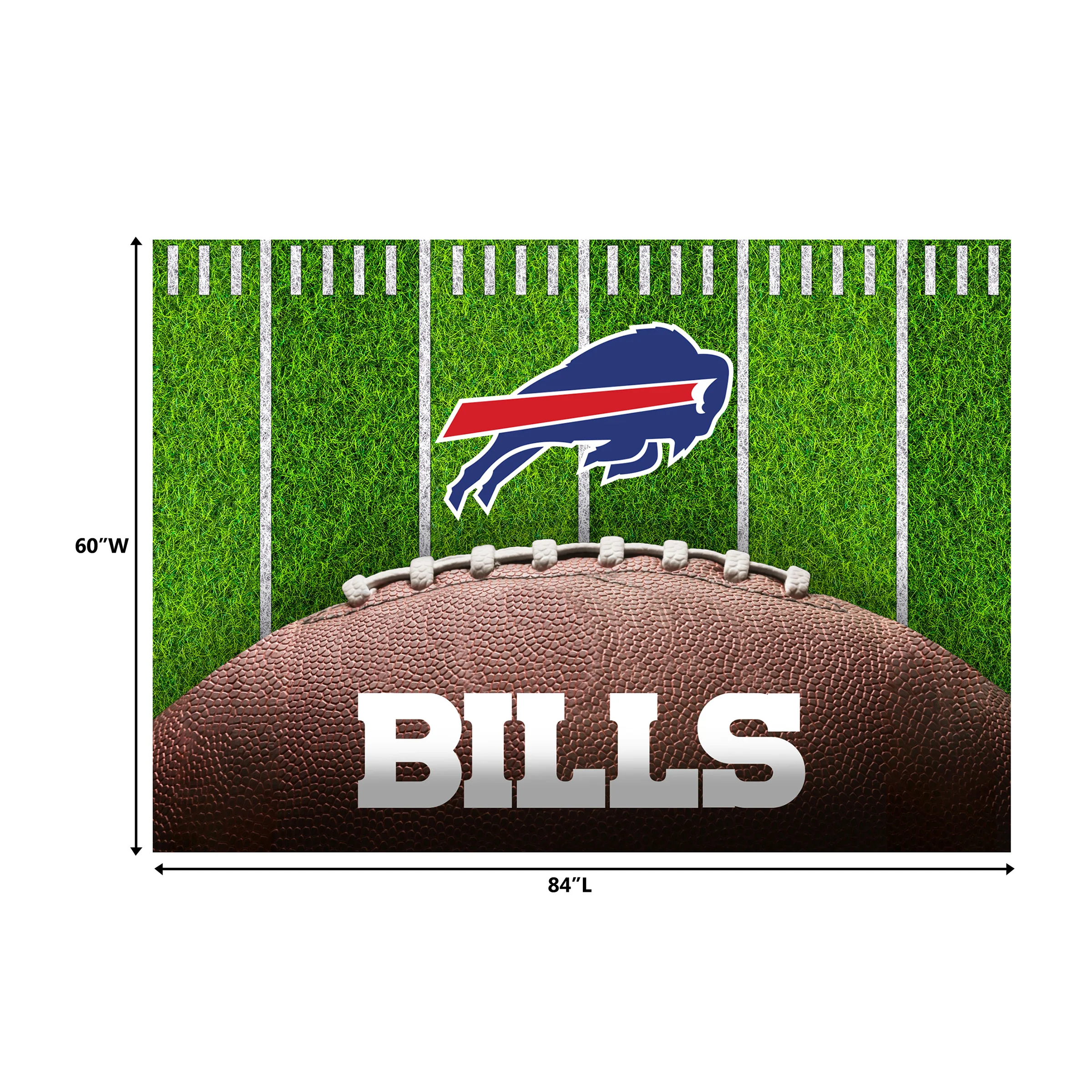 NFL Licensed 5x7 Football Field Area Rugs - Image 38